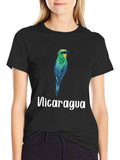Nicaragua Bird Graphic T-Shirt