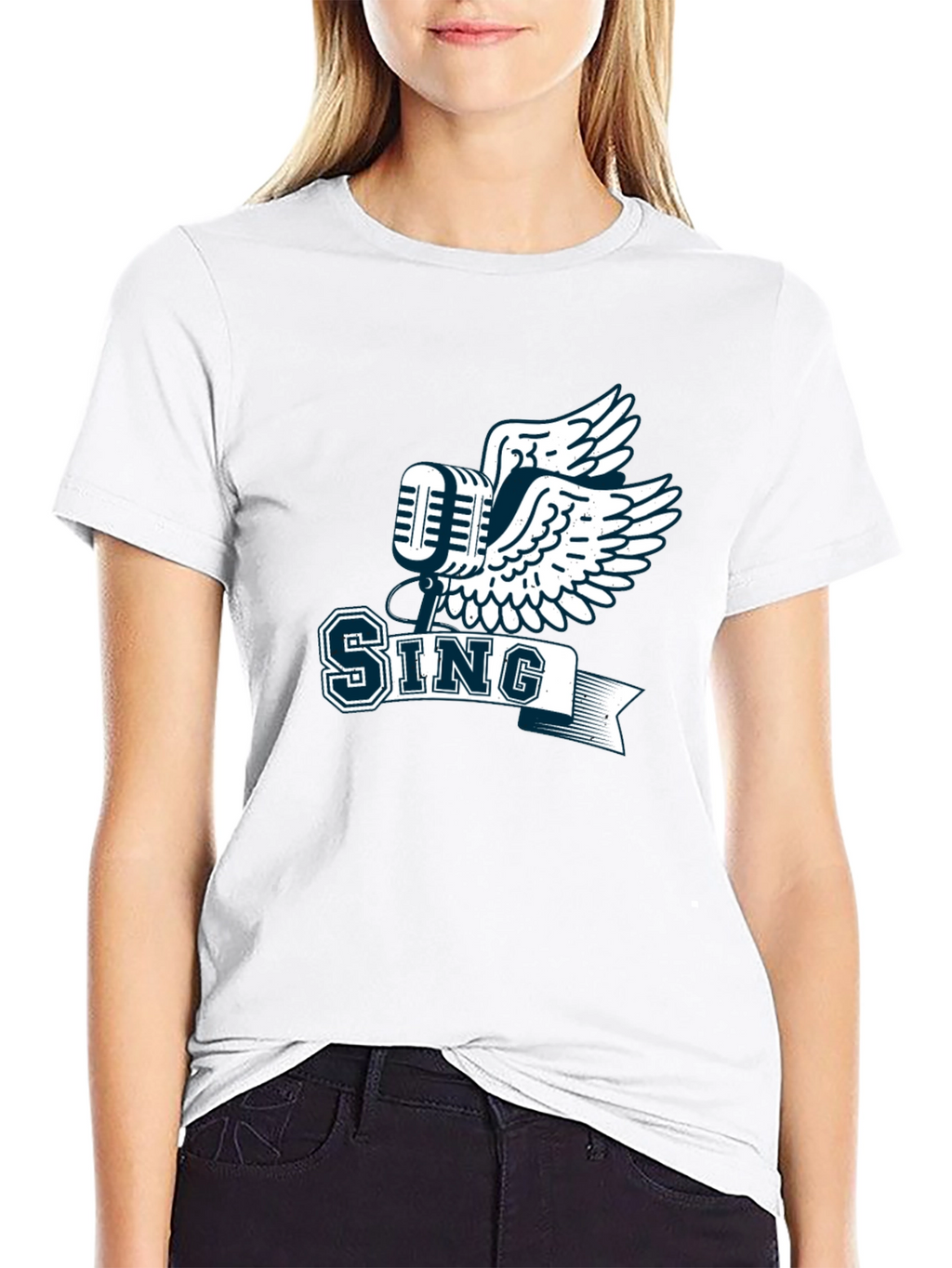 Sing Graphic Tee - Music Inspired Design