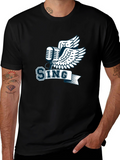 Sing Graphic Tee - Music Inspired Design