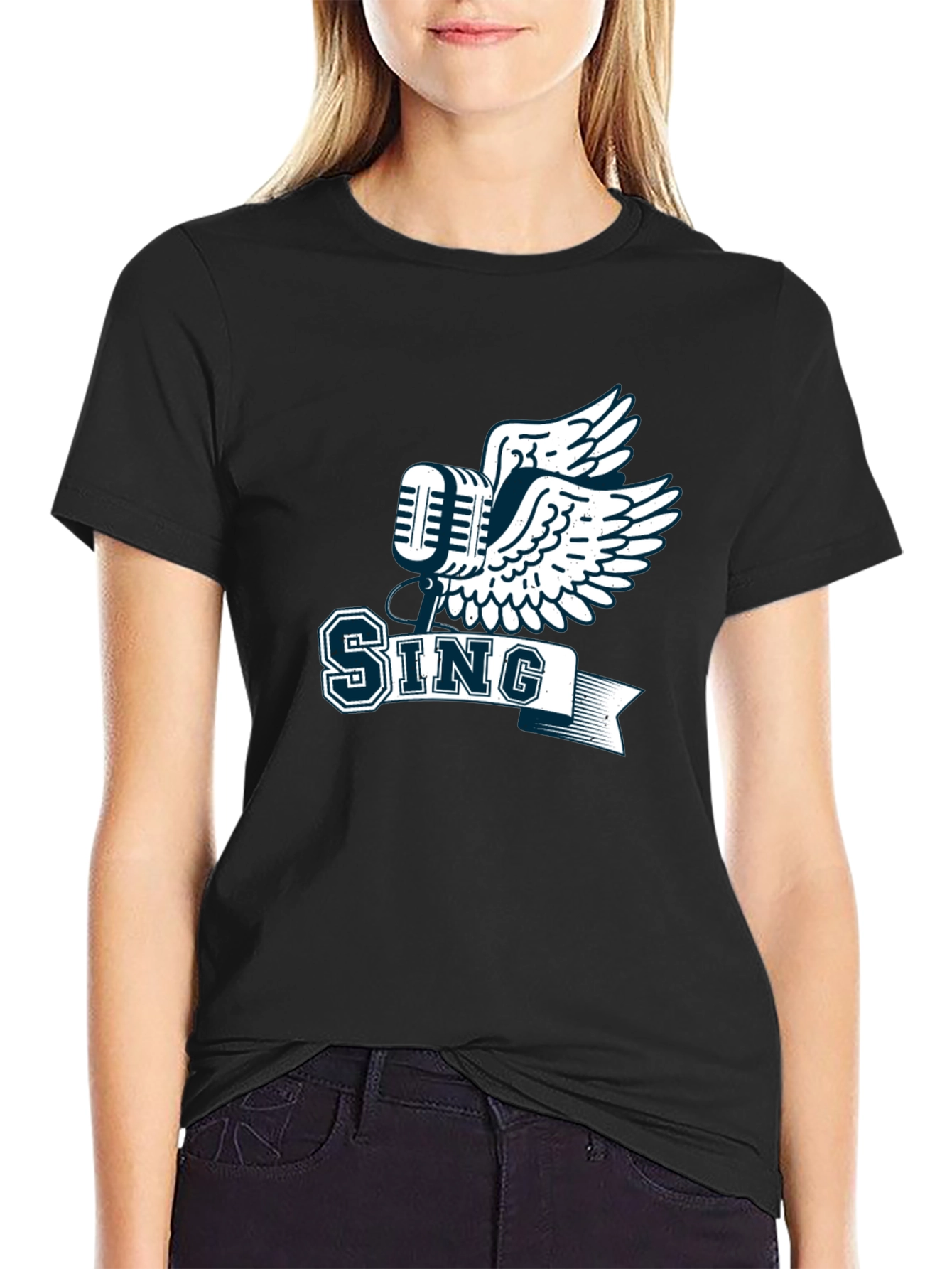Sing Graphic Tee - Music Inspired Design