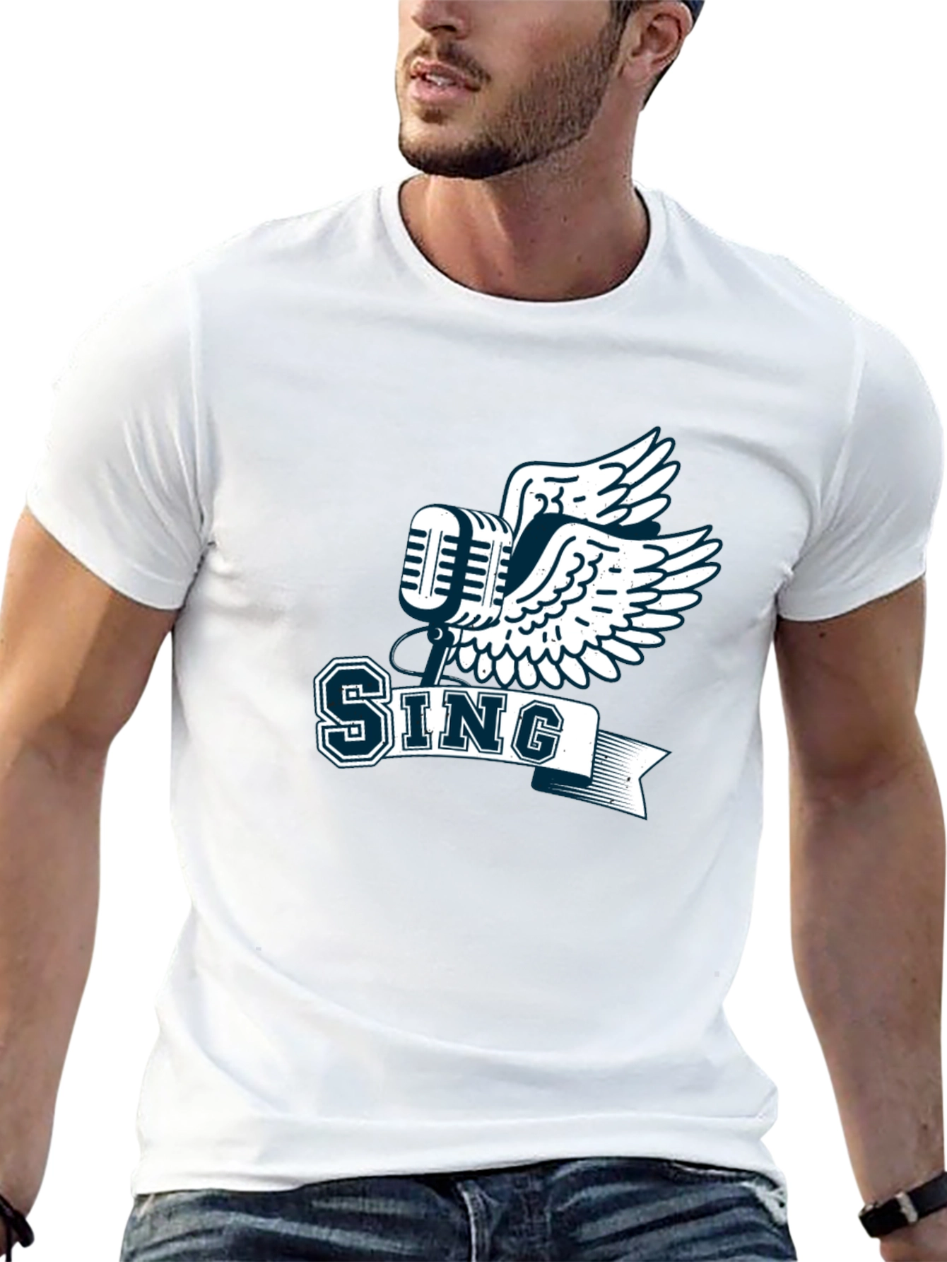 Sing Graphic Tee - Music Inspired Design