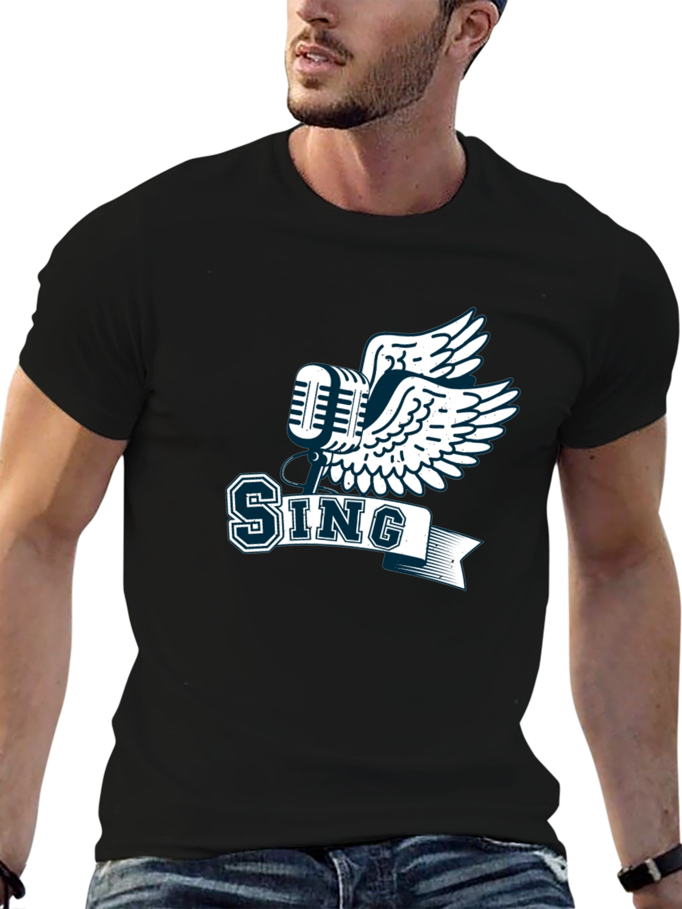 Sing Graphic Tee - Music Inspired Design