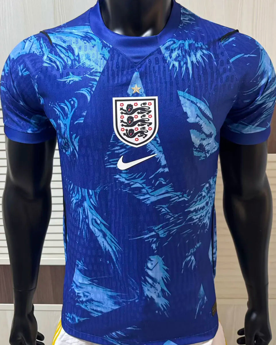 2026/27 England Blue Goalkeeper Player Version Soccer Jersey Front