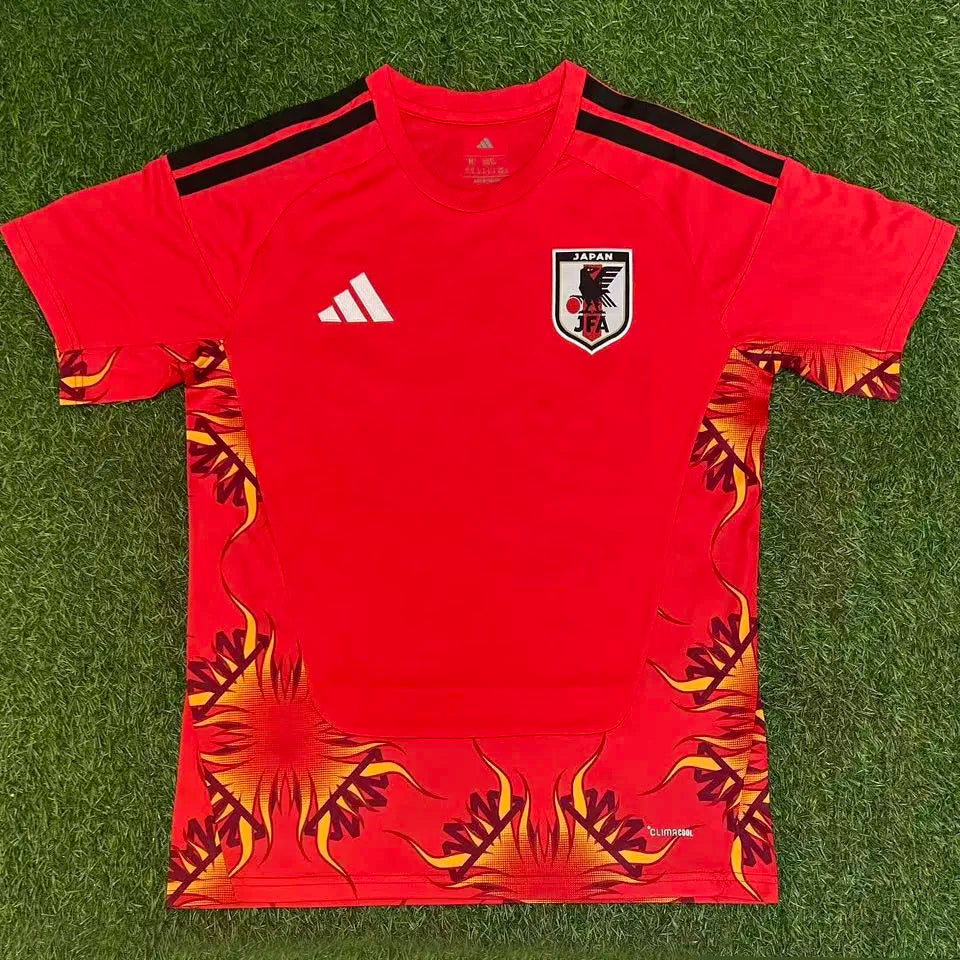 2026/27 Japan GK Red Fans Soccer Jersey Front