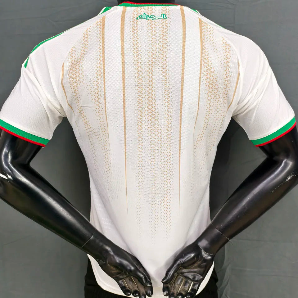 2026/27 Algeria Home White Player Version Soccer Jersey 有 2 星 Back
