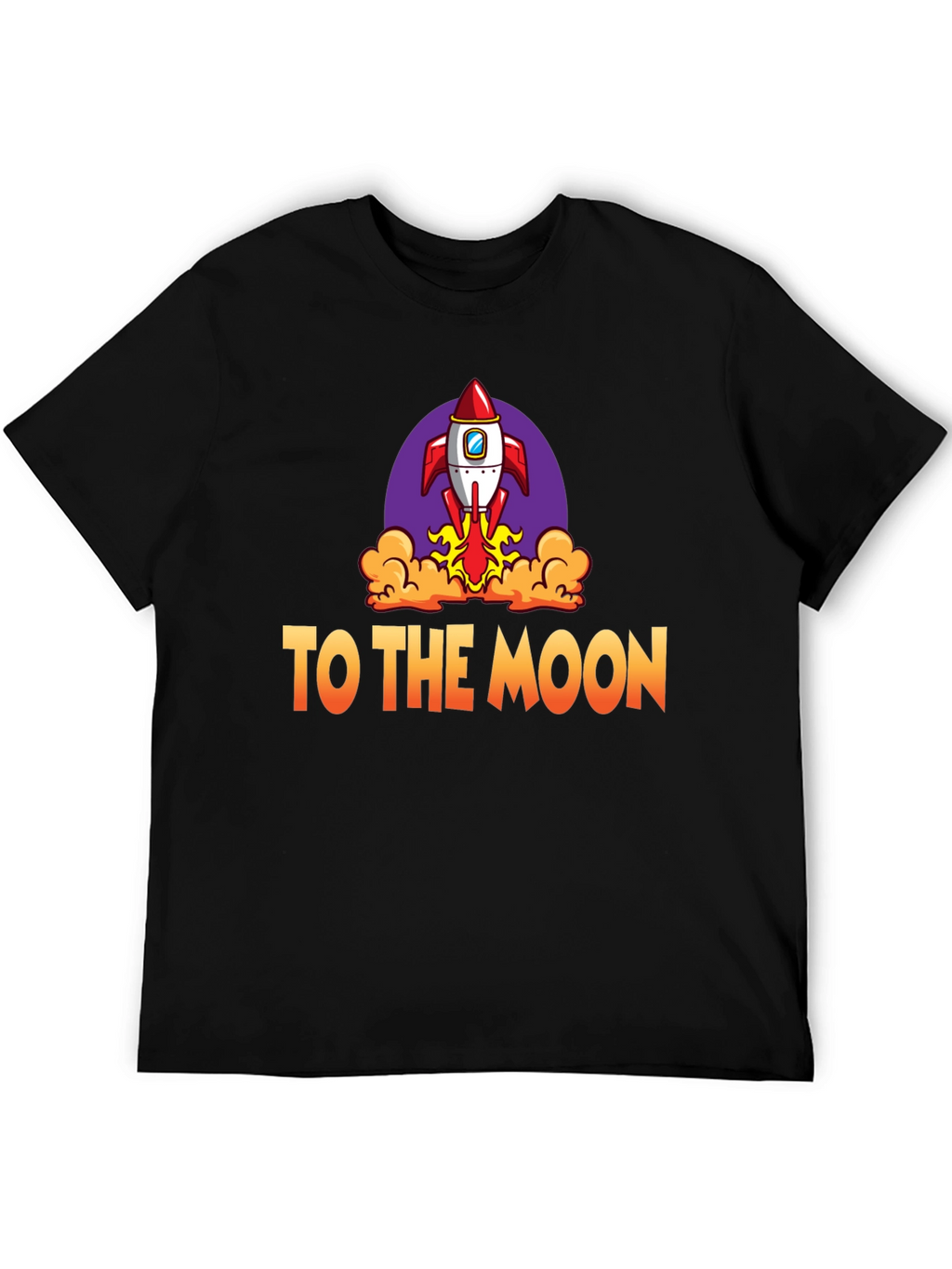 To The Moon Rocket Graphic Tee