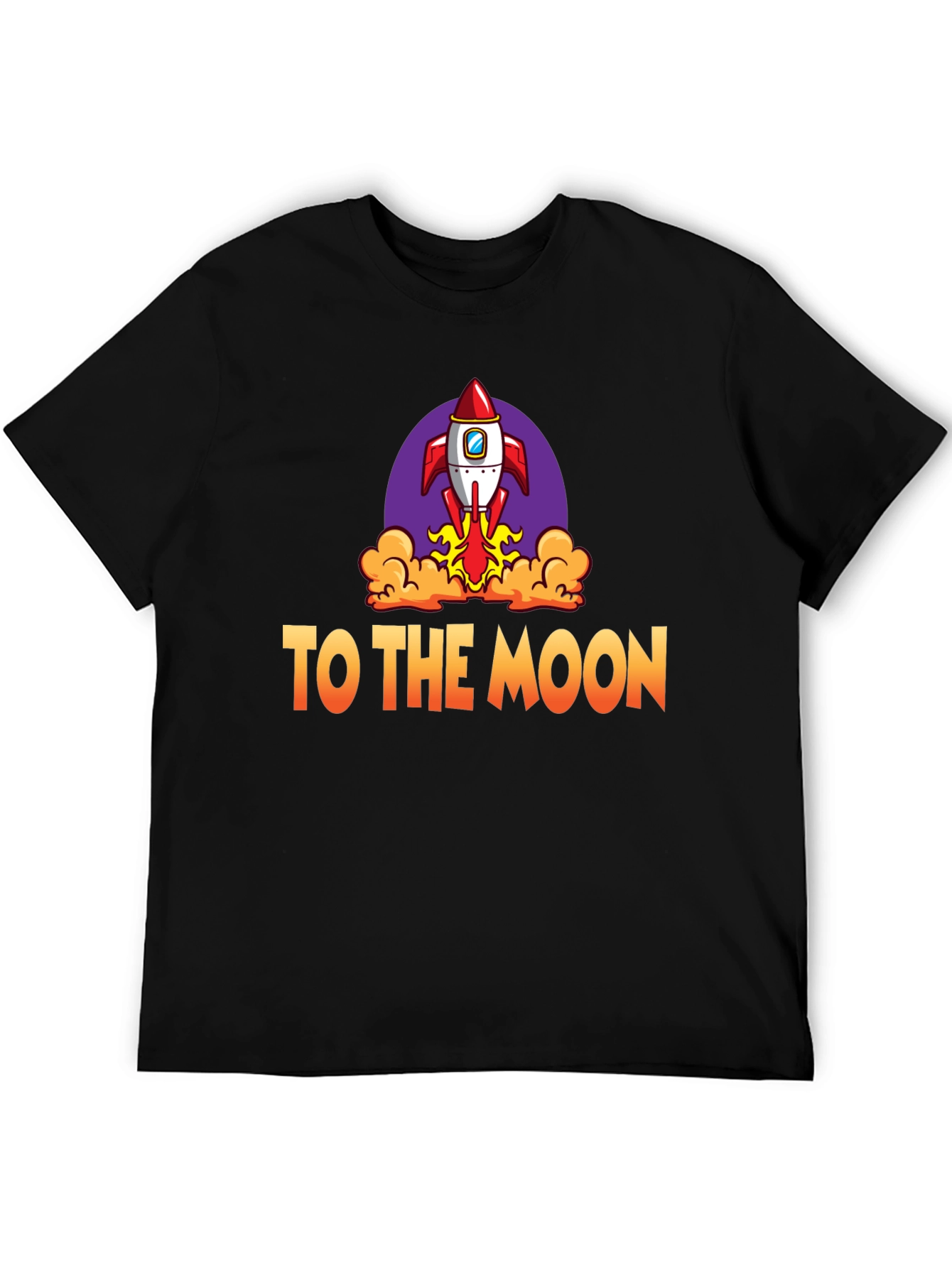 To The Moon Rocket Graphic Tee