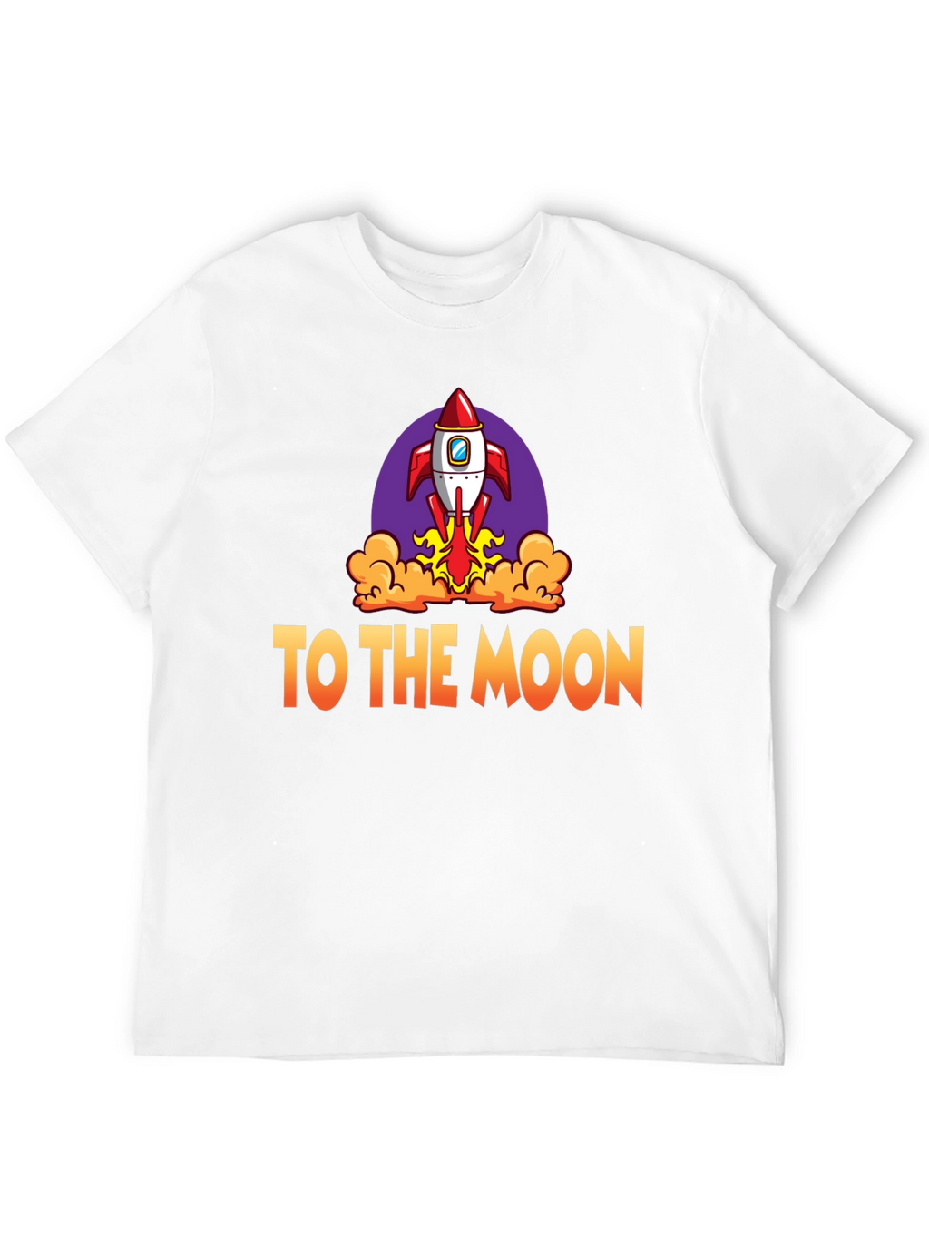 To The Moon Rocket Graphic Tee