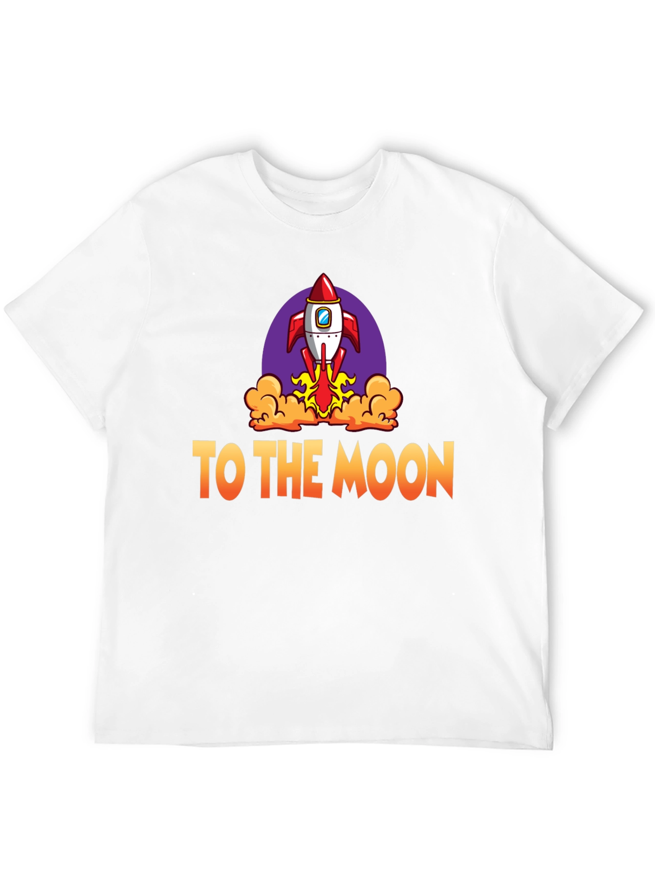 To The Moon Rocket Graphic Tee