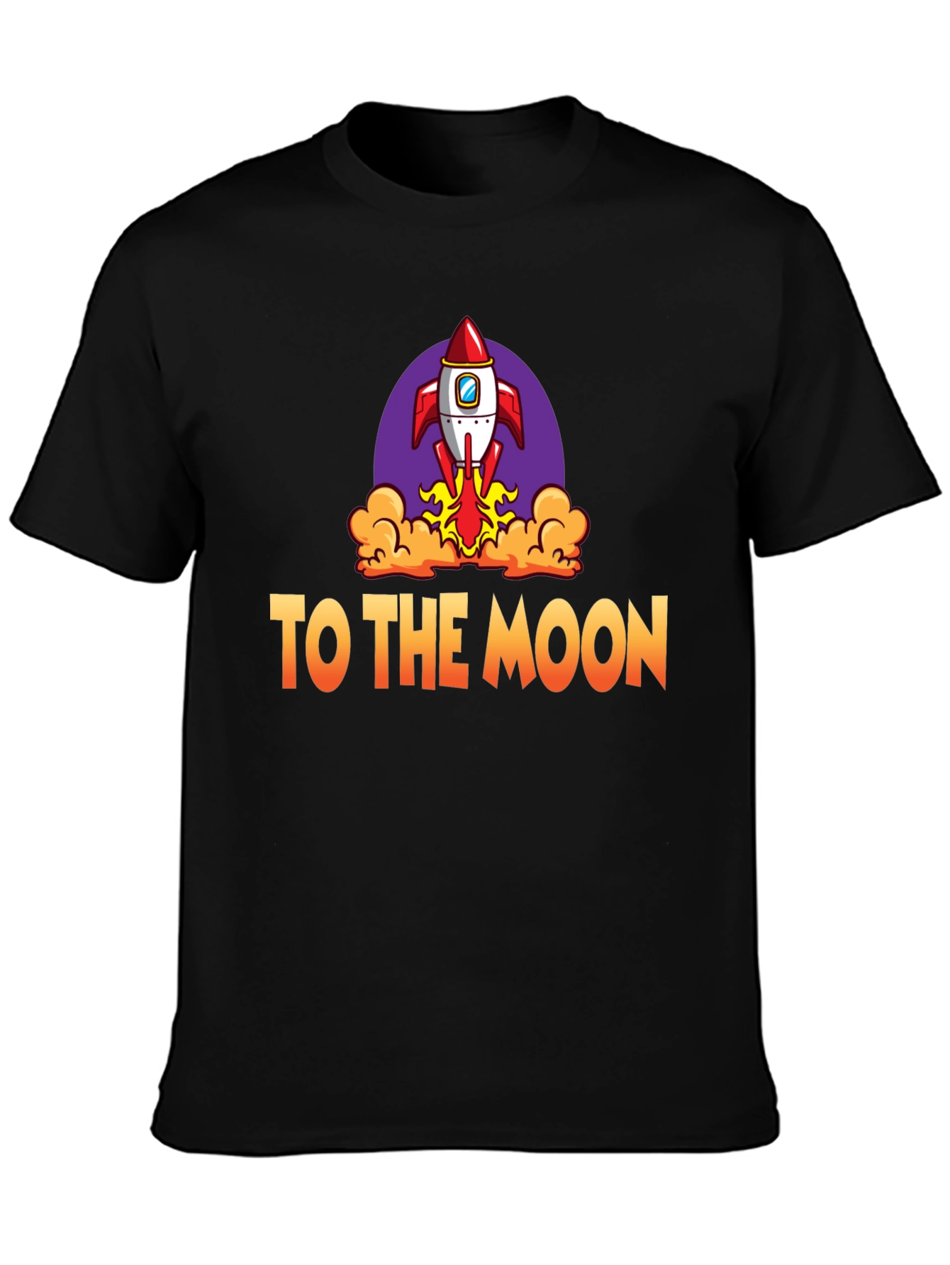 To The Moon Rocket Graphic Tee