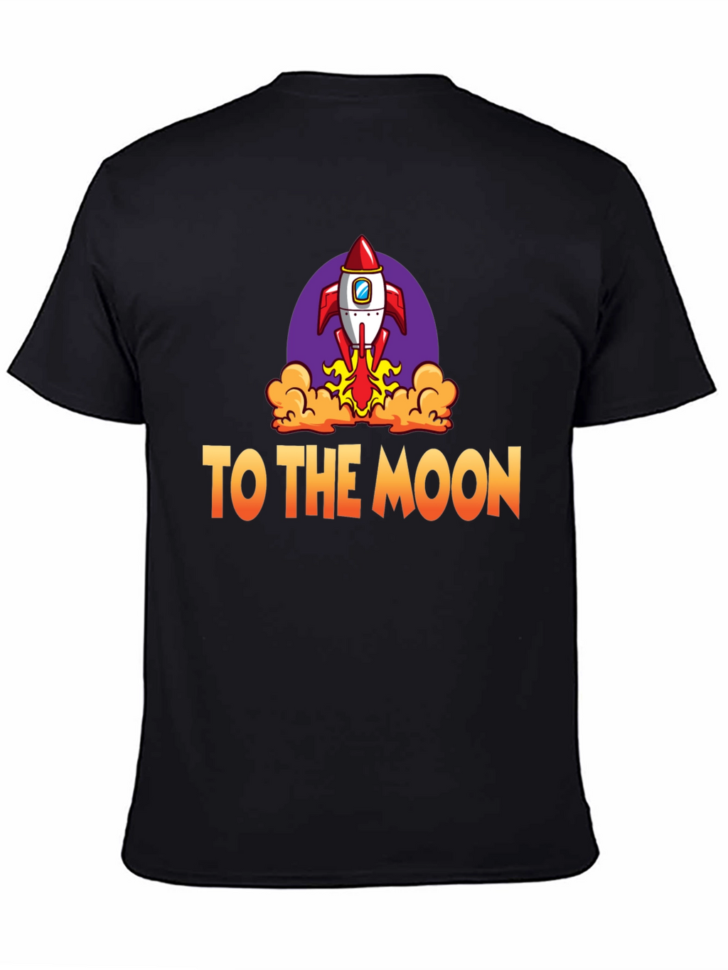 To The Moon Rocket Graphic Tee