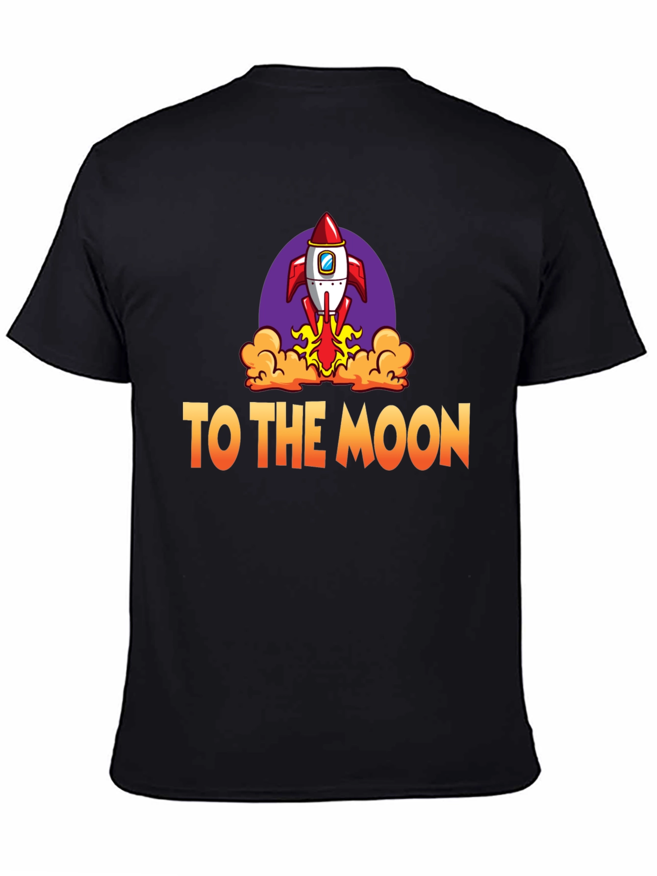 To The Moon Rocket Graphic Tee