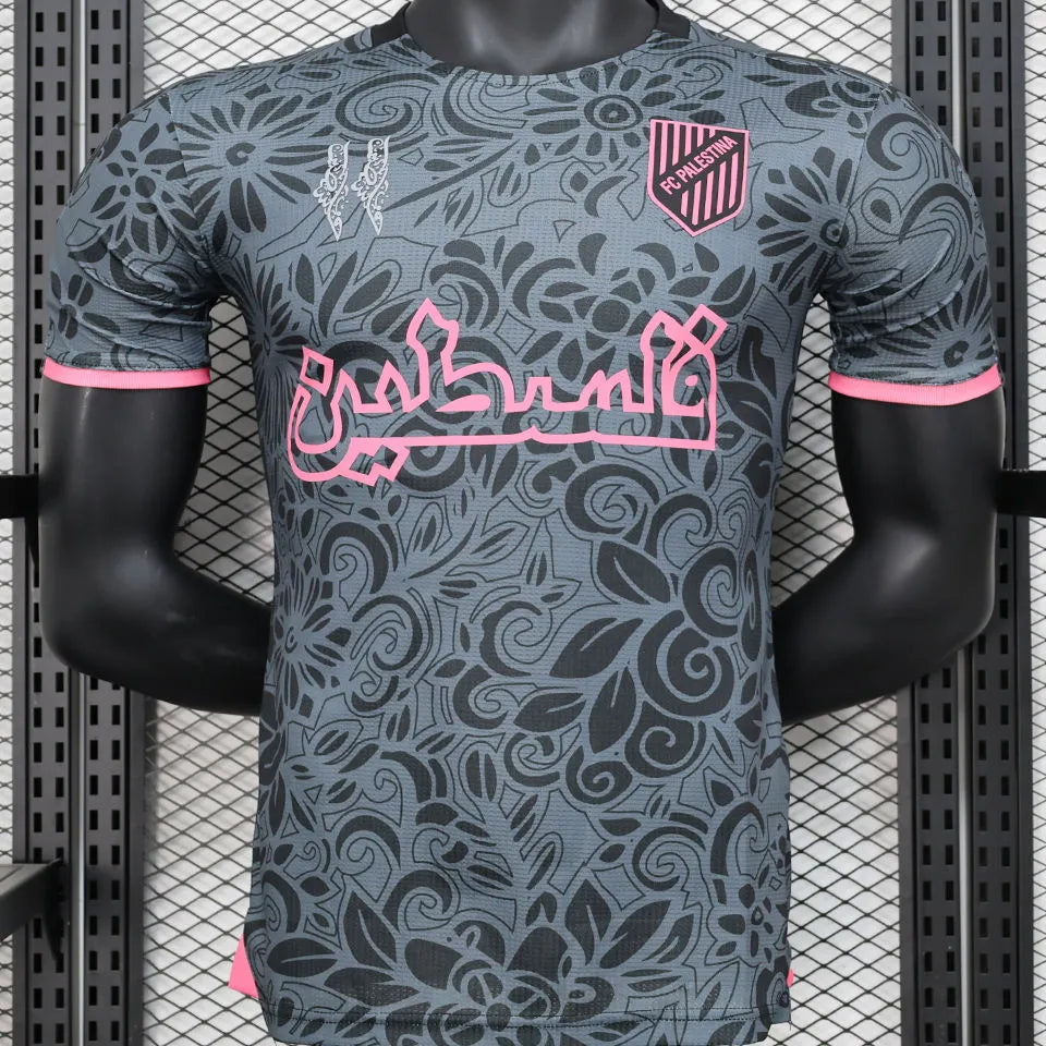 2024/25 FC Palestine Grey Plyaer Version Jersey Front