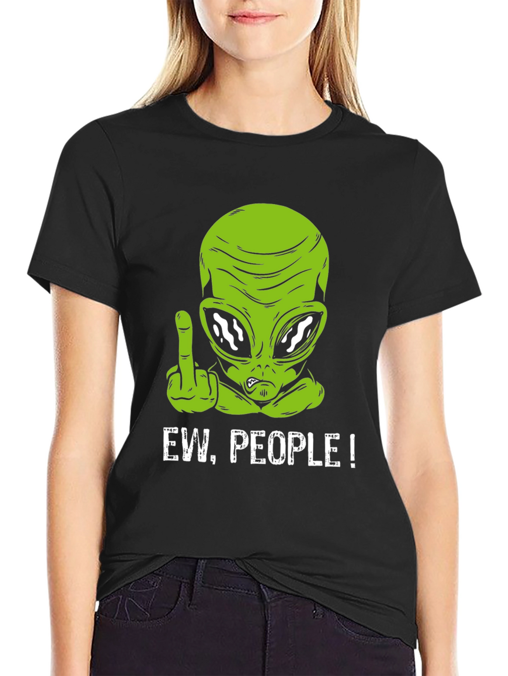 Ew People Alien T-Shirt Funny Graphic Tee