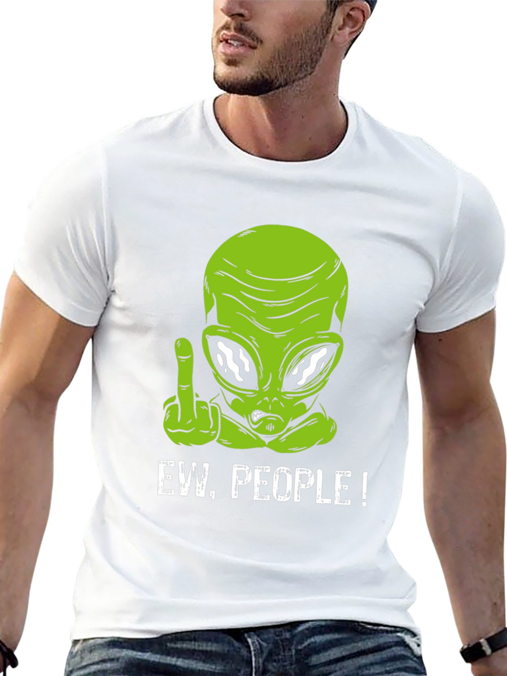 Ew People Alien T-Shirt Funny Graphic Tee