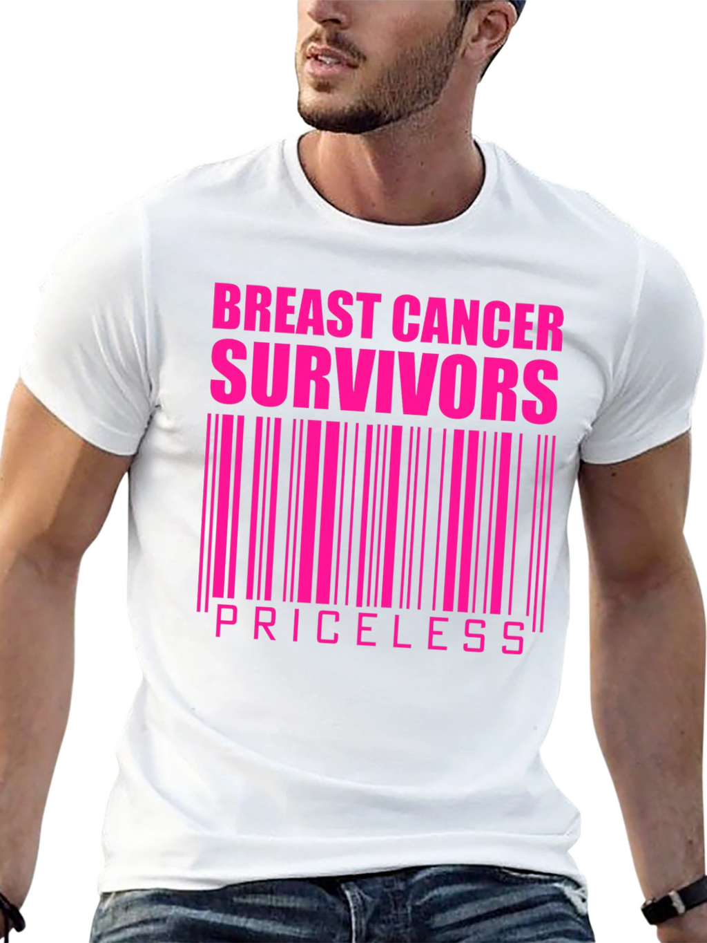 Breast Cancer Survivors Priceless Graphic T-Shirt