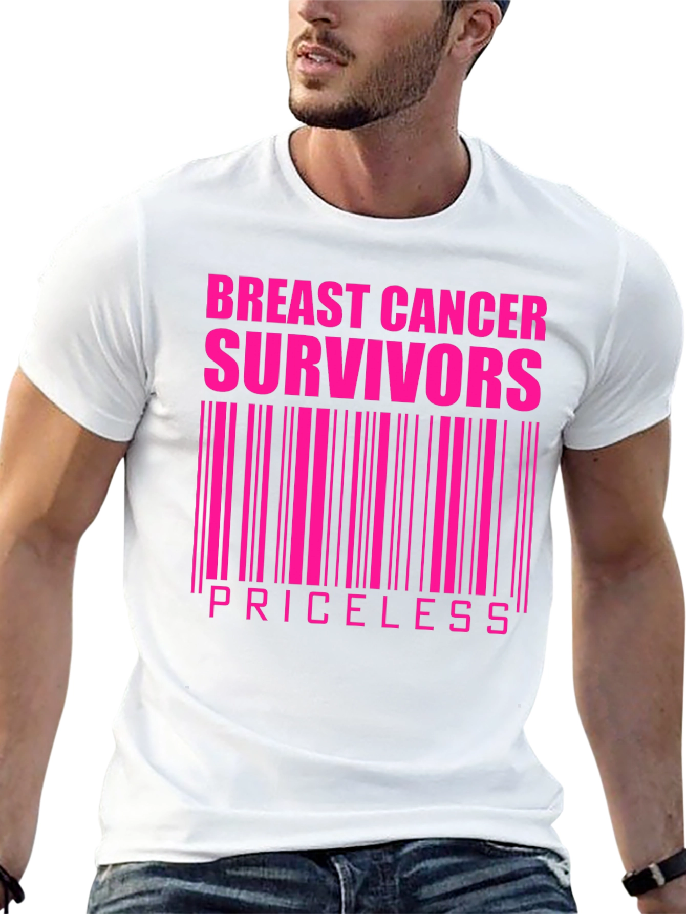 Breast Cancer Survivors Priceless Graphic T-Shirt