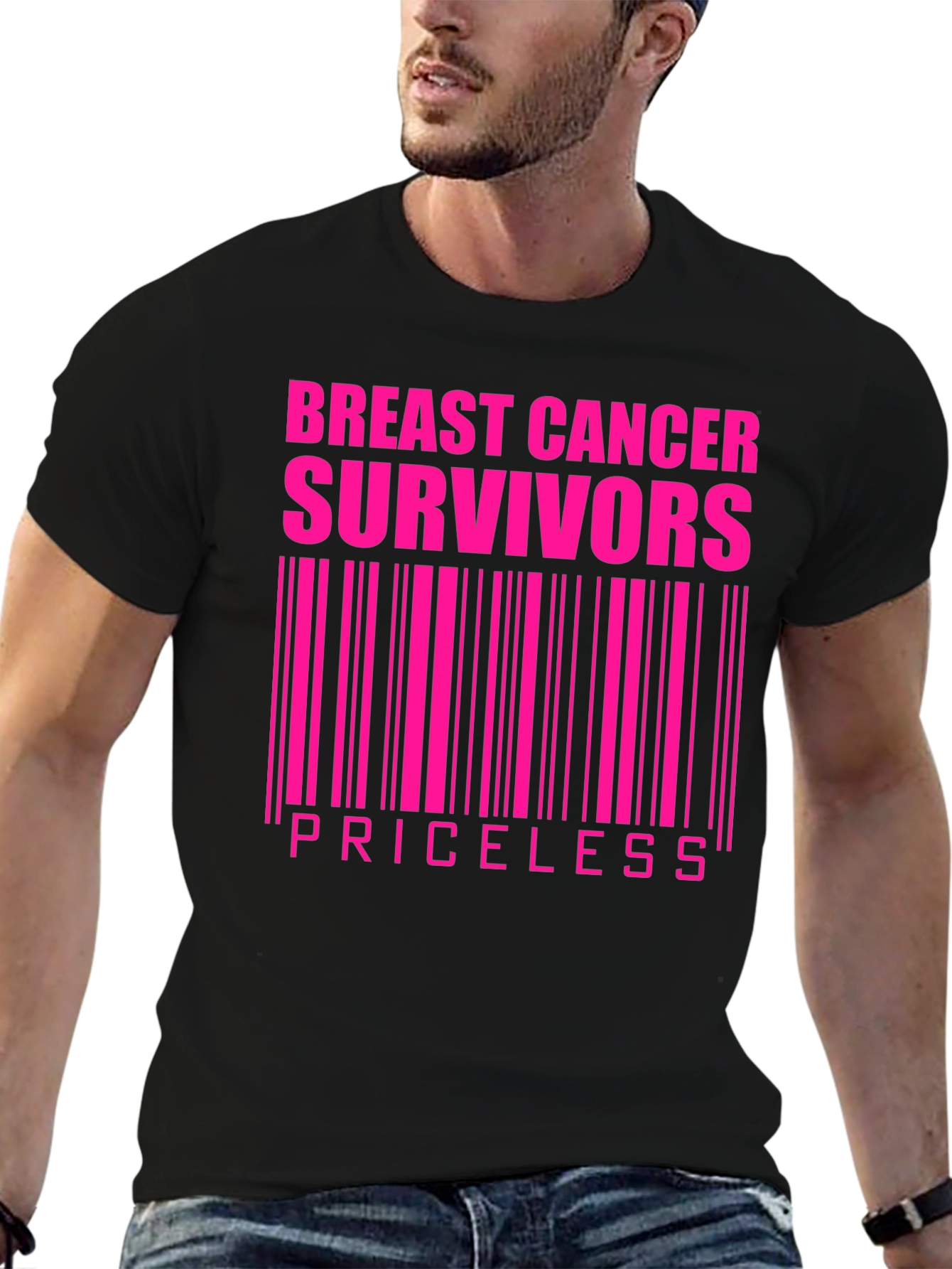 Breast Cancer Survivors Priceless Graphic T-Shirt