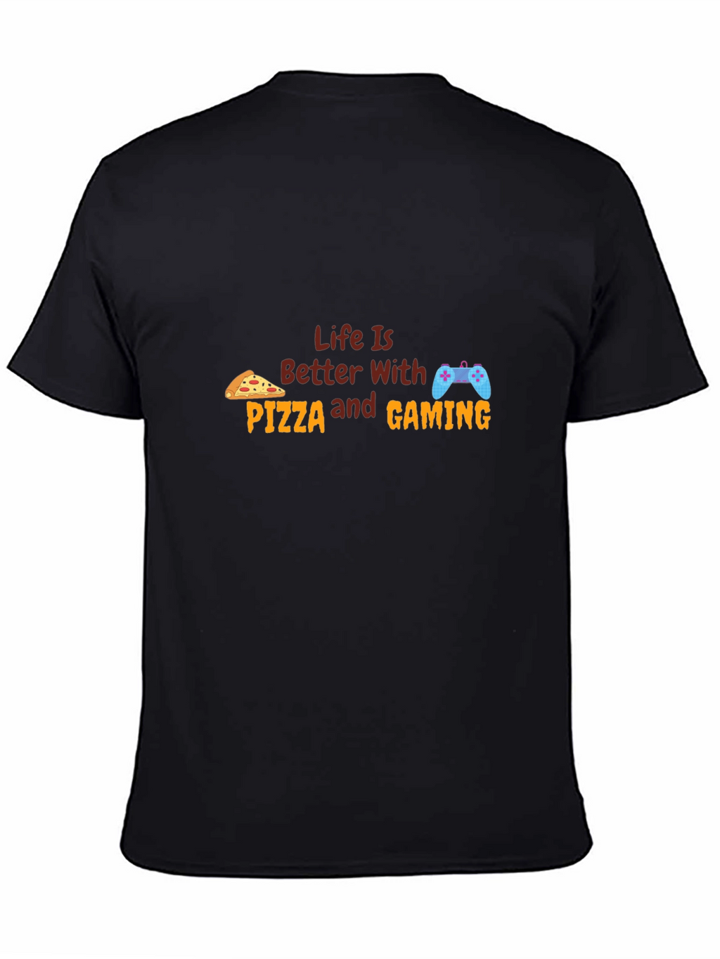 Pizza & Gaming T-Shirt - Gamer Life Tee