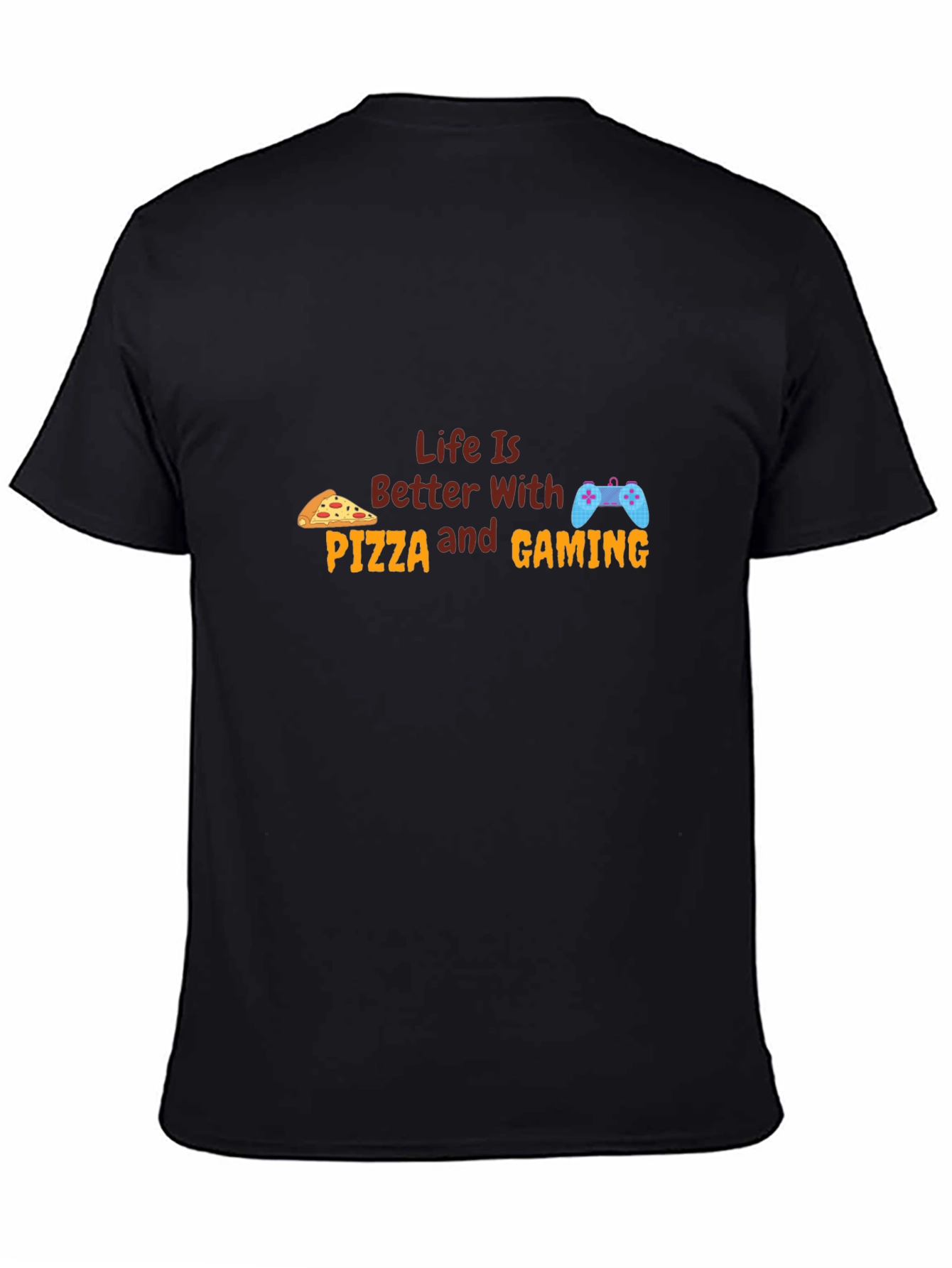 Pizza & Gaming T-Shirt - Gamer Life Tee
