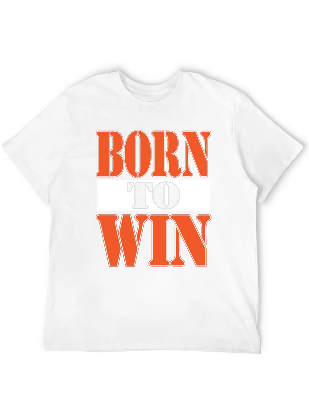Born To Win Graphic Black T-Shirt