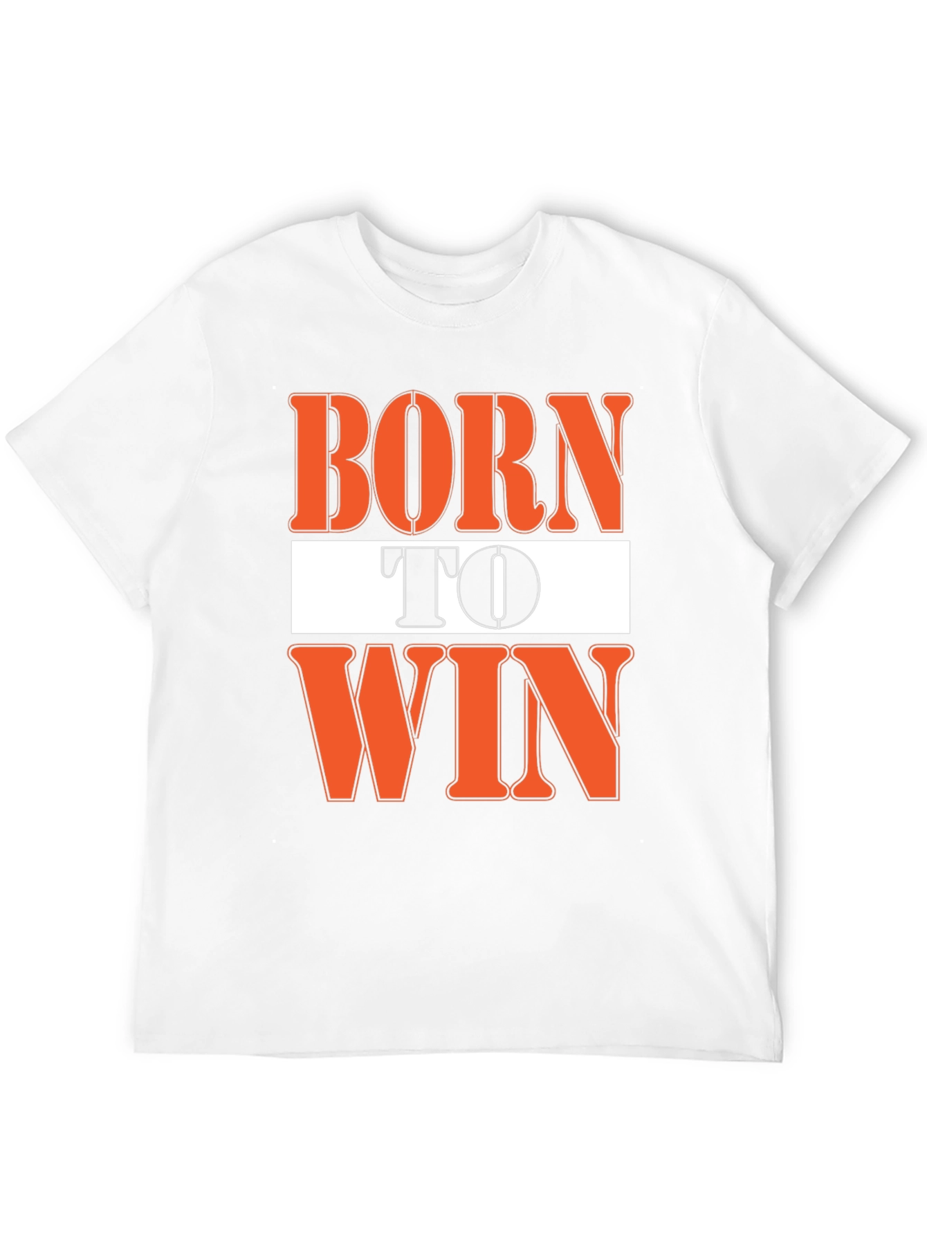 Born To Win Graphic Black T-Shirt