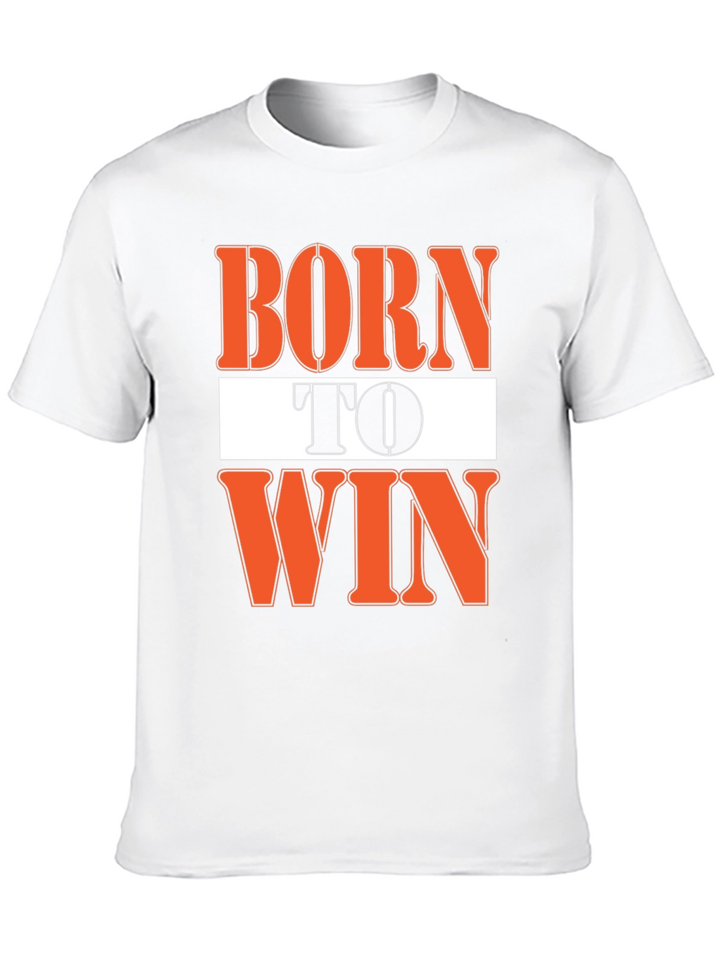 Born To Win Graphic Black T-Shirt