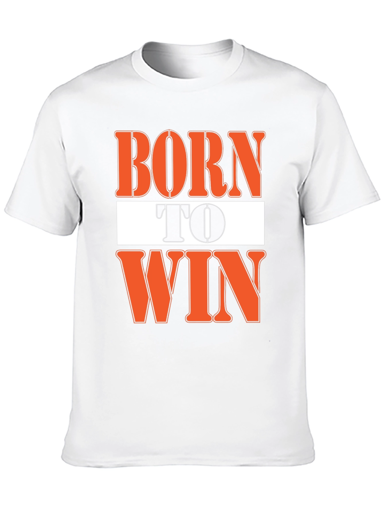 Born To Win Graphic Black T-Shirt