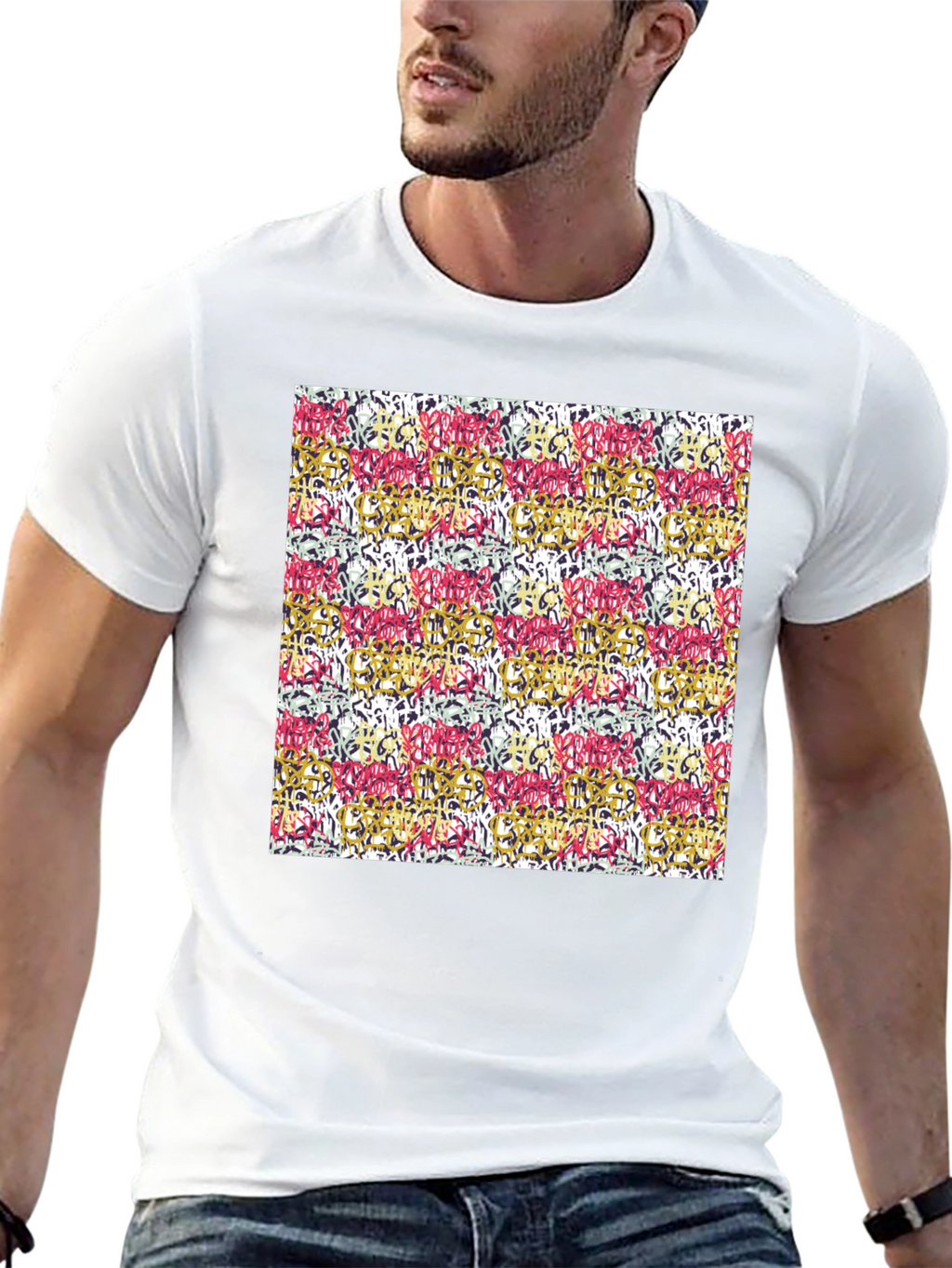 Abstract Pattern T-Shirt - Bold & Unique Design