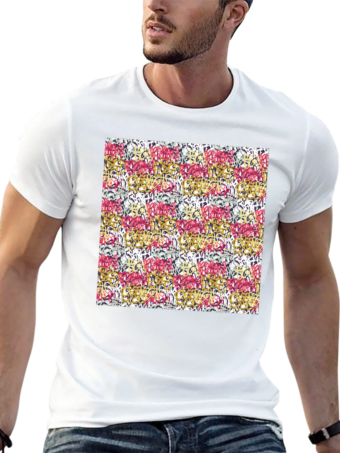 Abstract Pattern T-Shirt - Bold & Unique Design