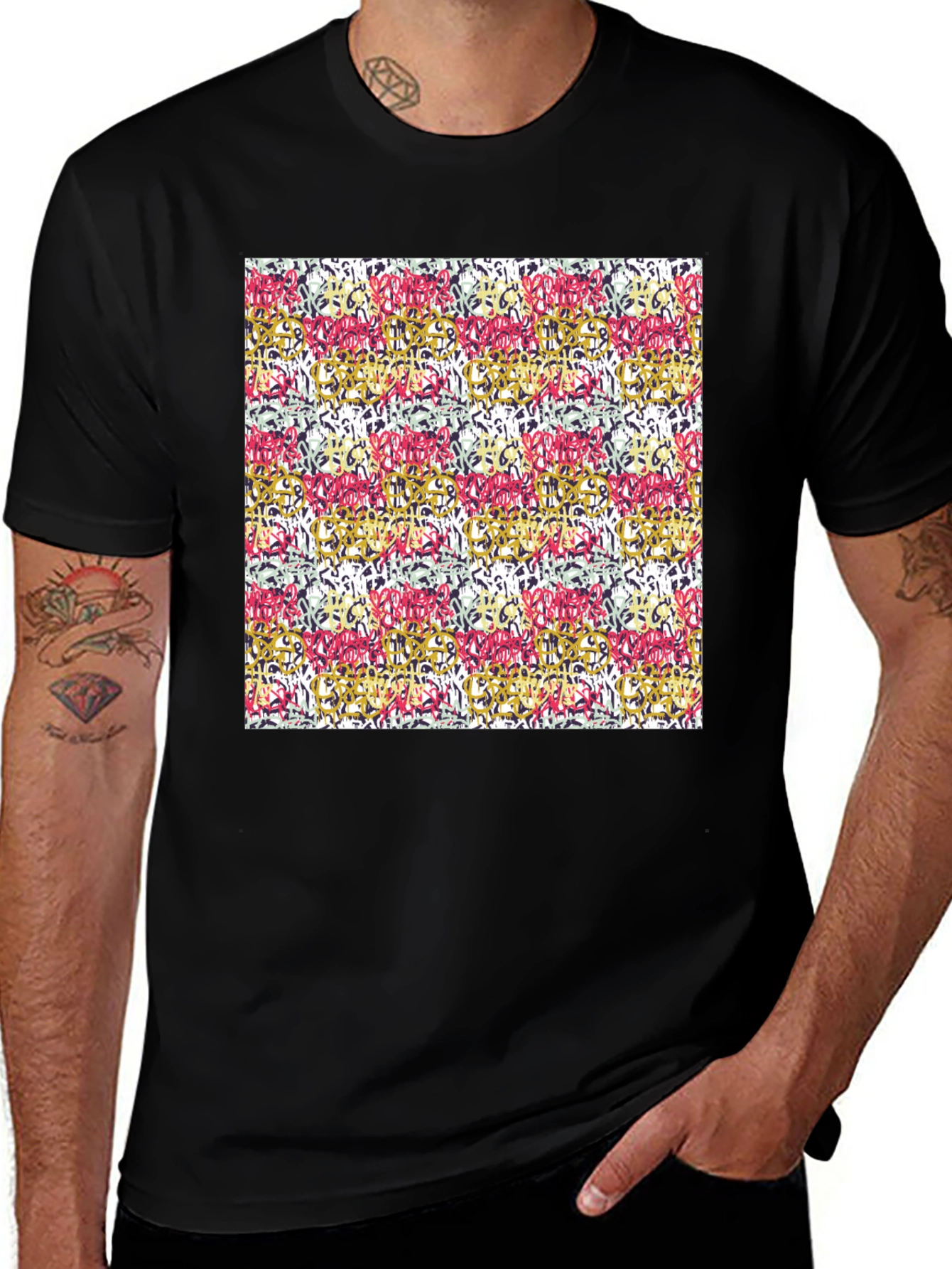 Abstract Pattern T-Shirt - Bold & Unique Design