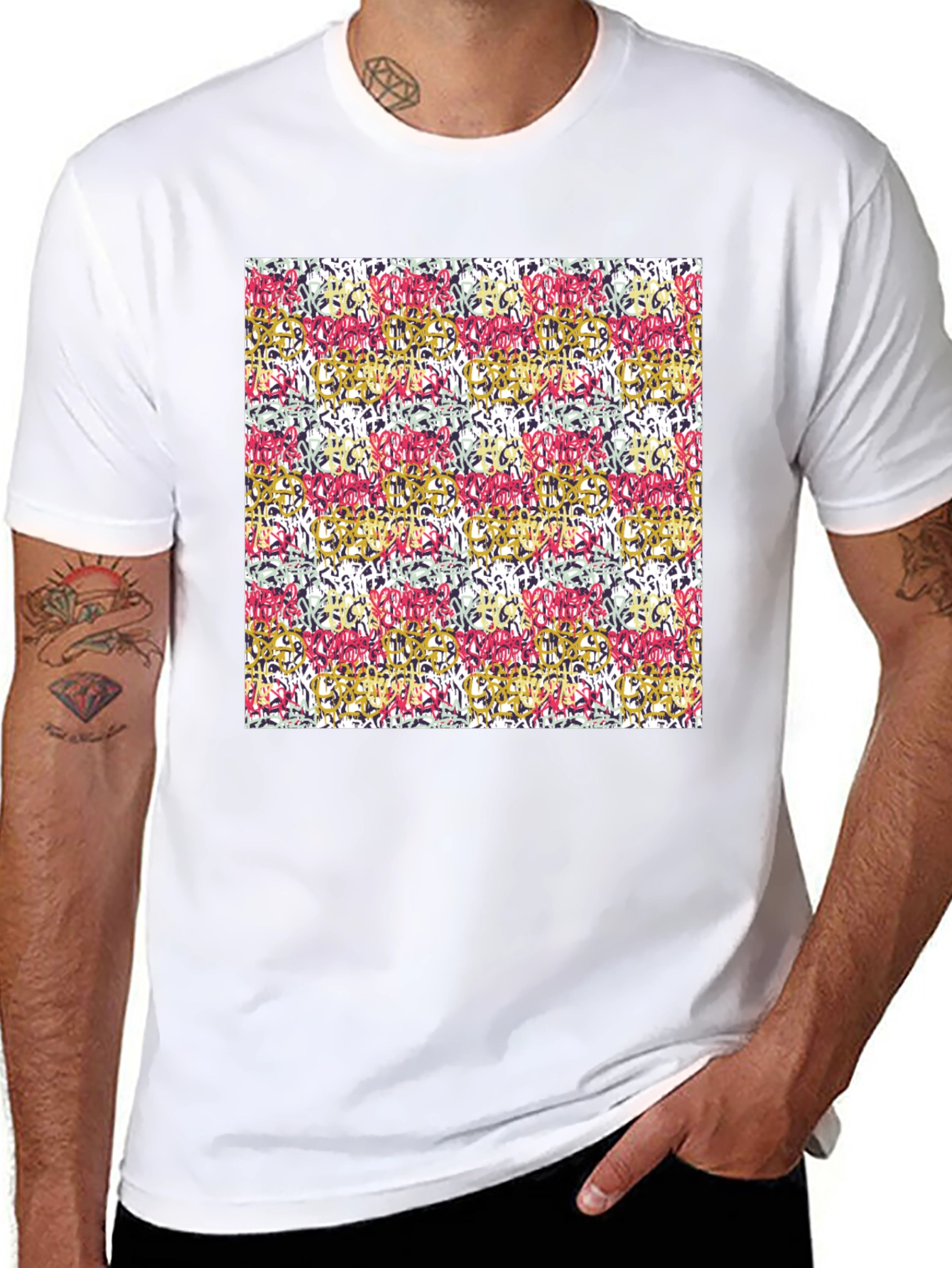 Abstract Pattern T-Shirt - Bold & Unique Design