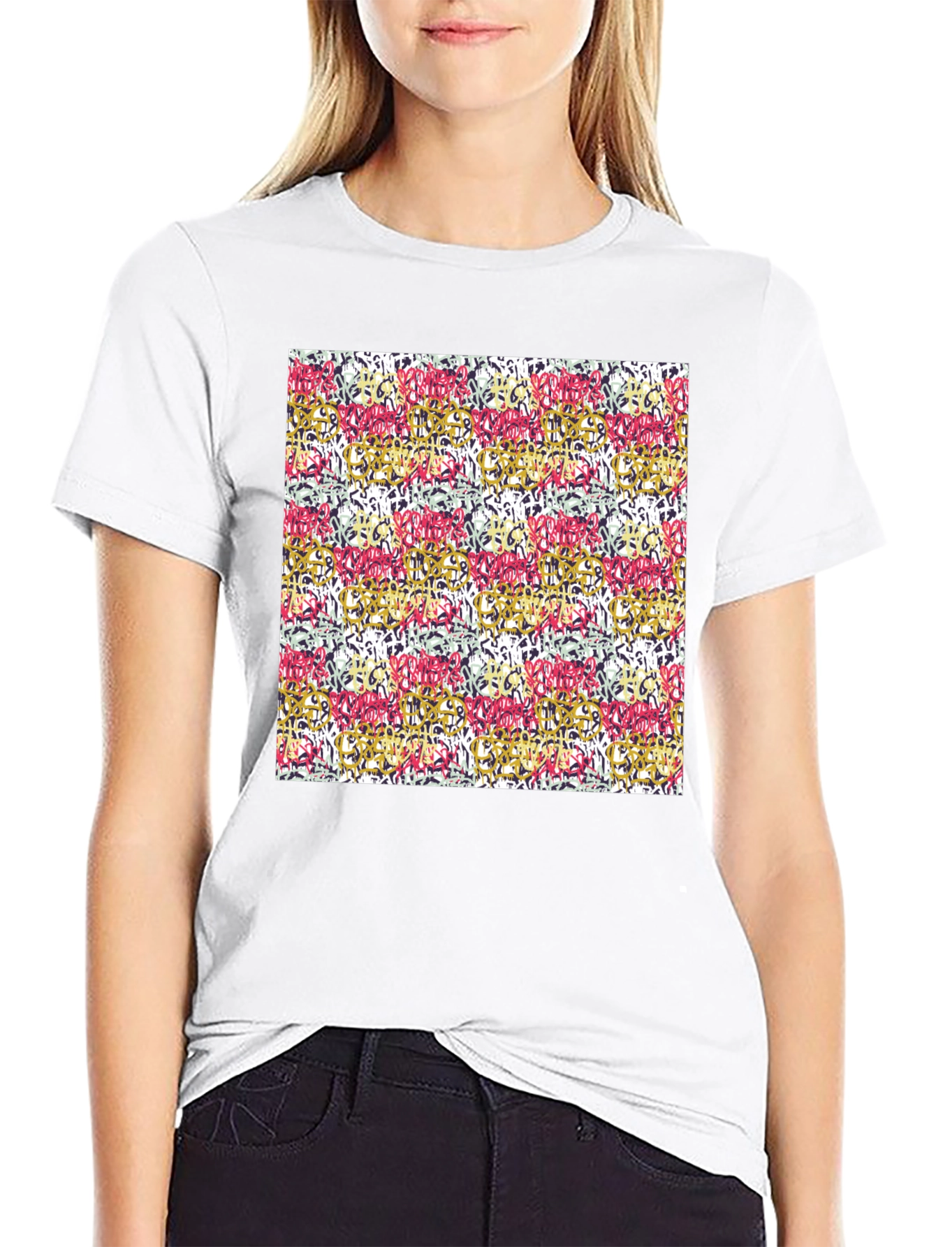 Abstract Pattern T-Shirt - Bold & Unique Design