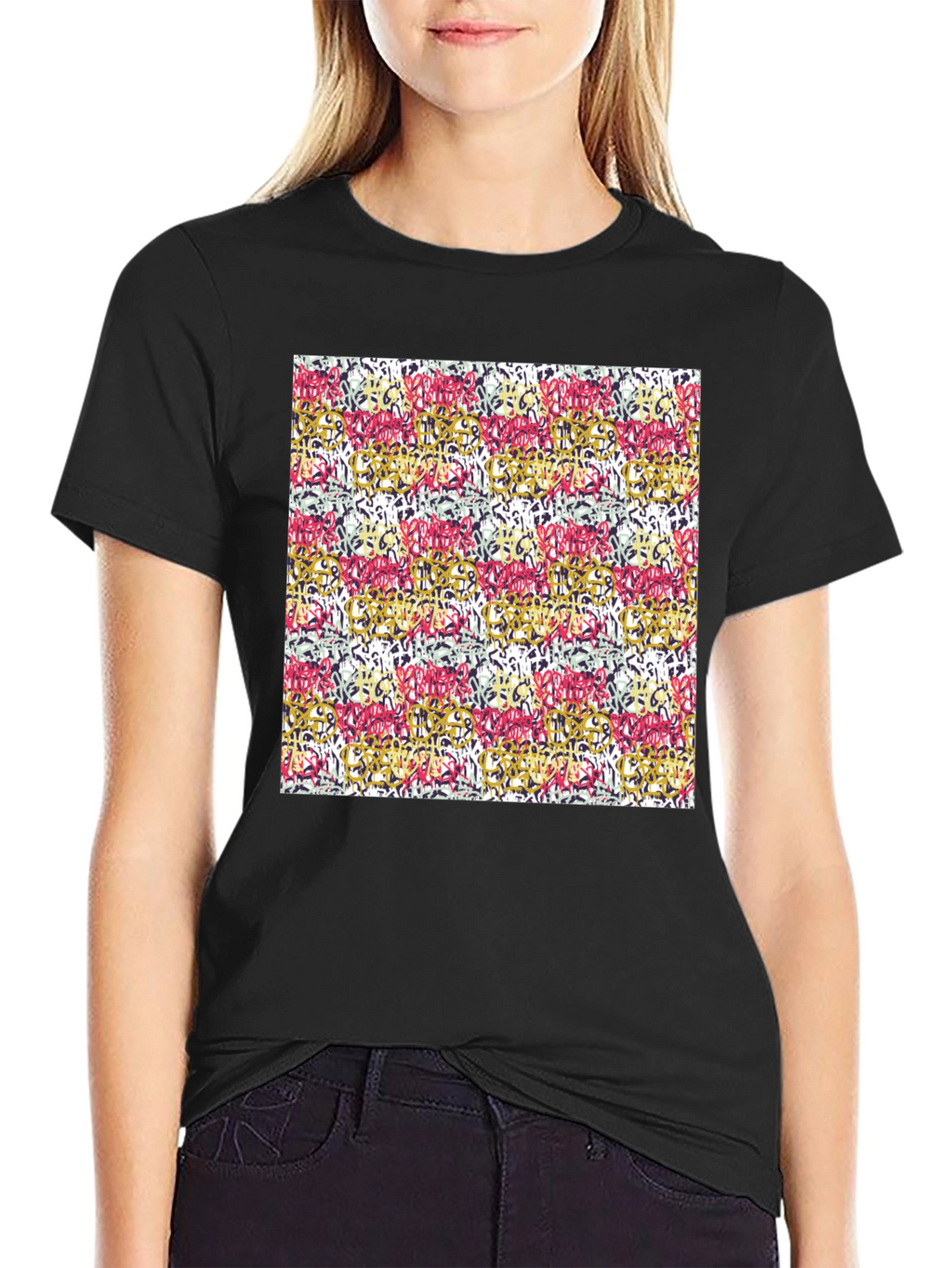 Abstract Pattern T-Shirt - Bold & Unique Design