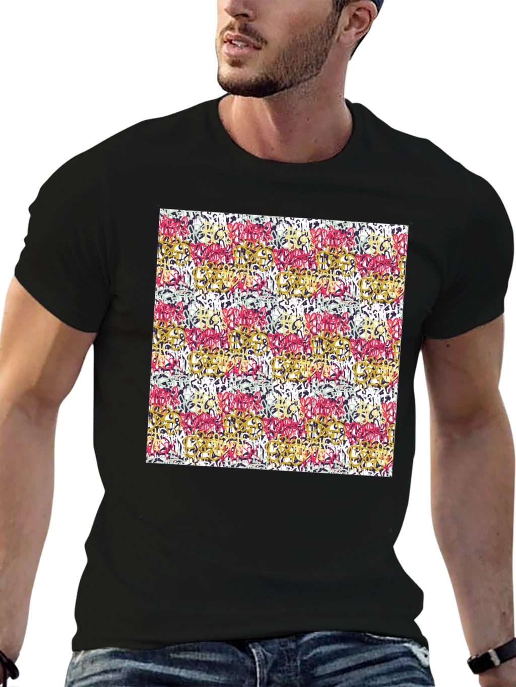 Abstract Pattern T-Shirt - Bold & Unique Design
