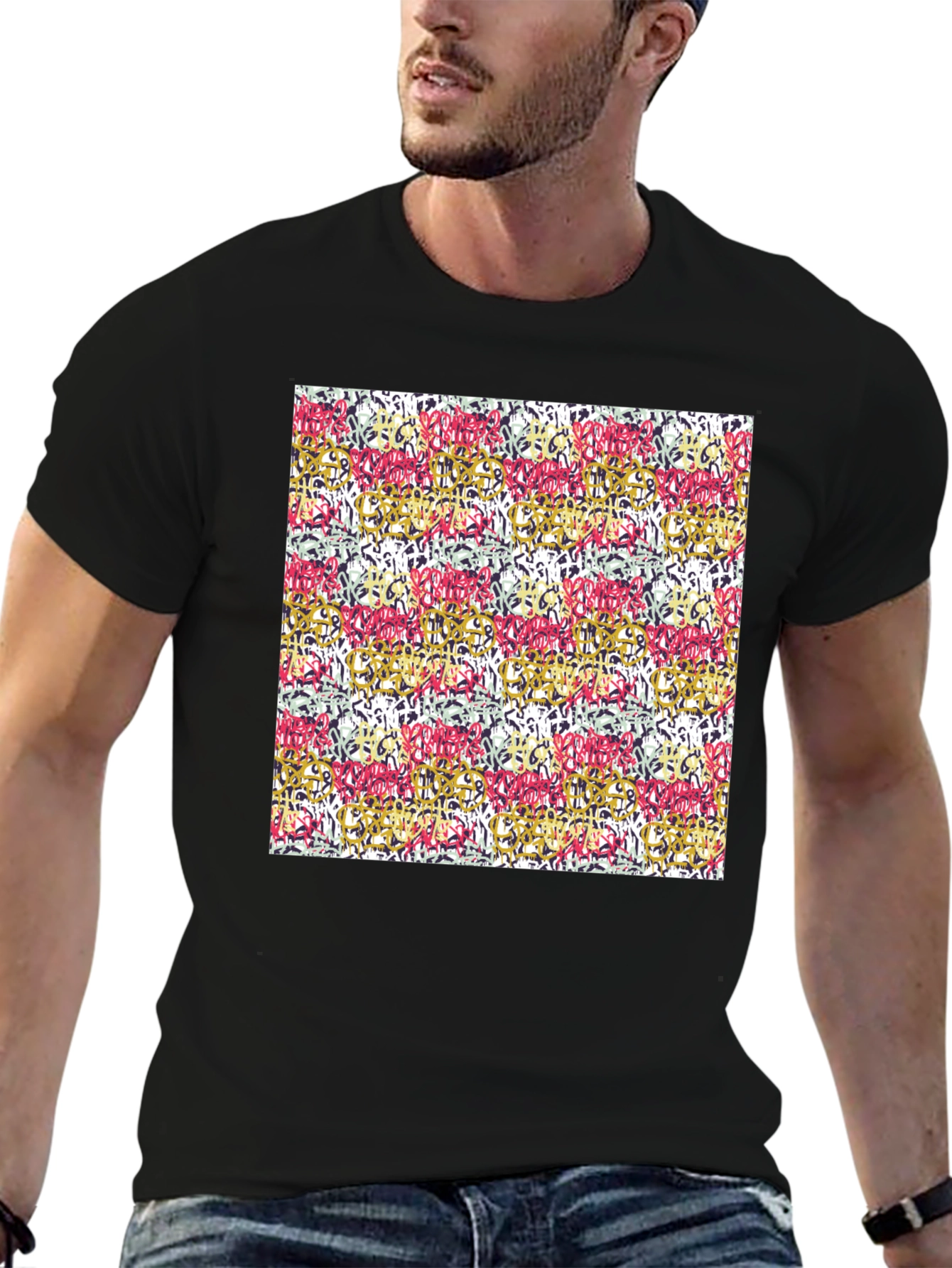 Abstract Pattern T-Shirt - Bold & Unique Design