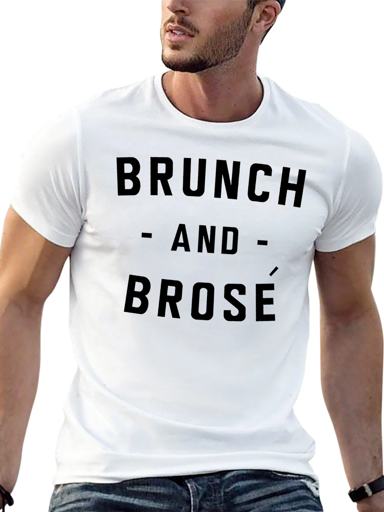 Brunch and Brosé Graphic Tee - Trendy & Comfy
