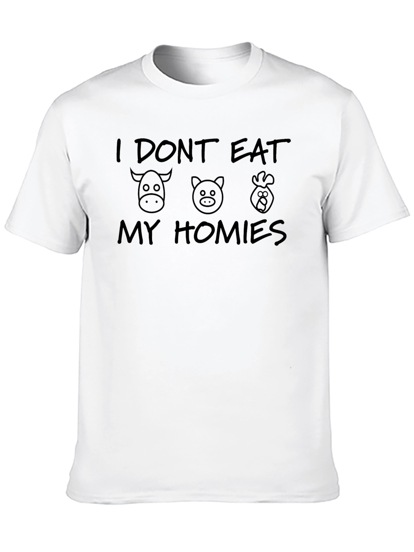 Vegan T-Shirt - I Dont Eat My Homies