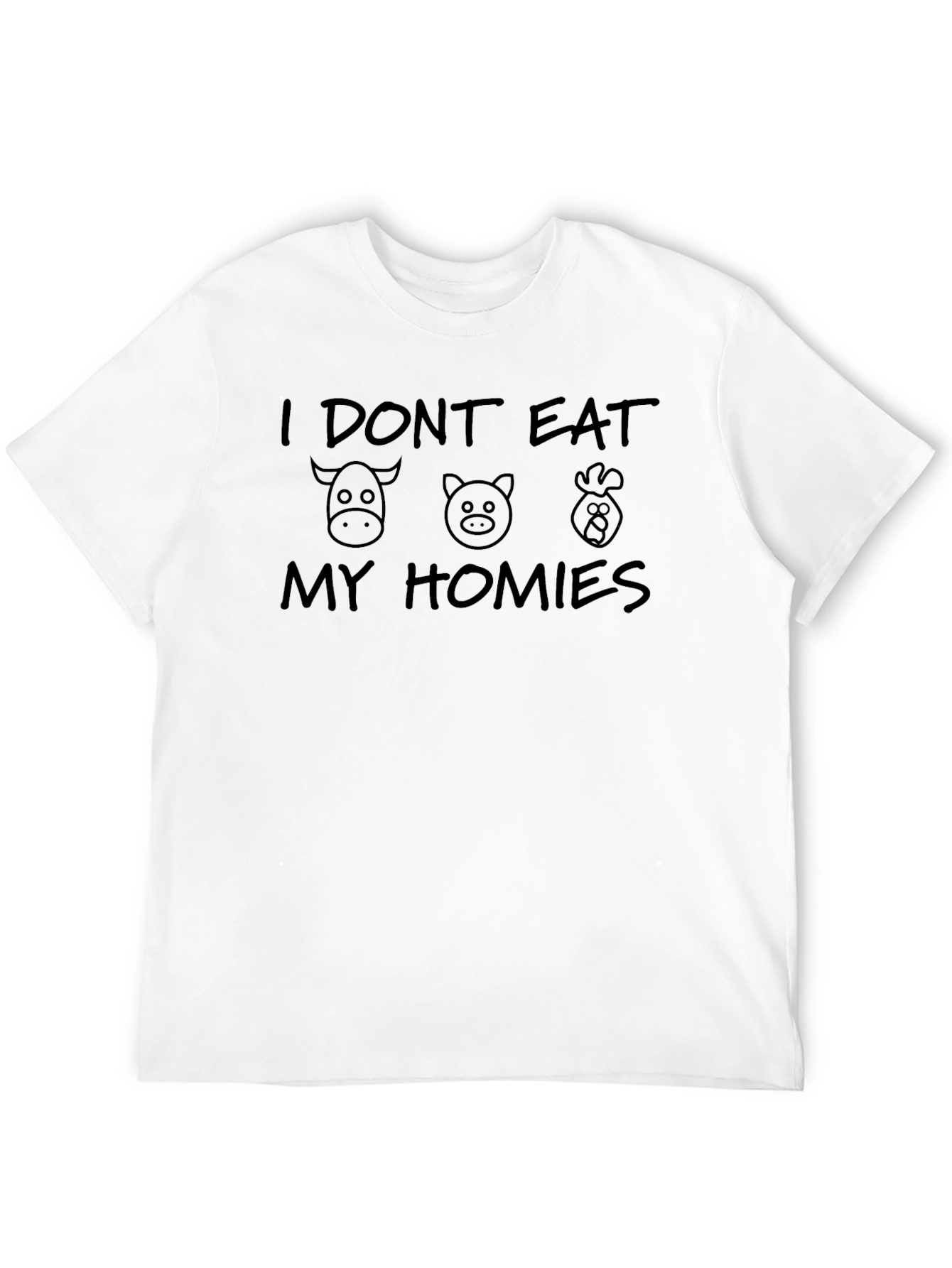 Vegan T-Shirt - I Dont Eat My Homies