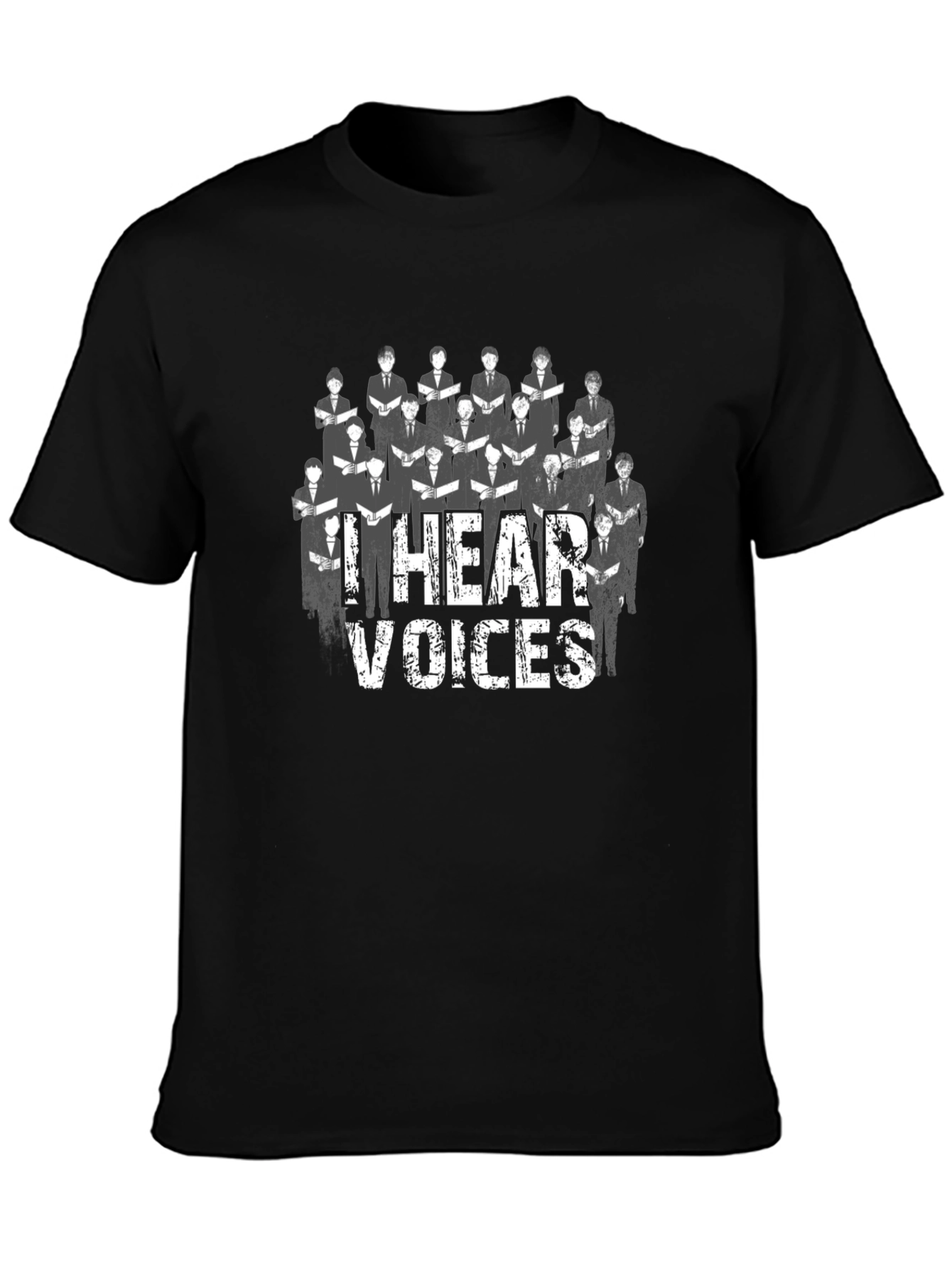 I Hear Voices Choir T-Shirt - Graphic Tee