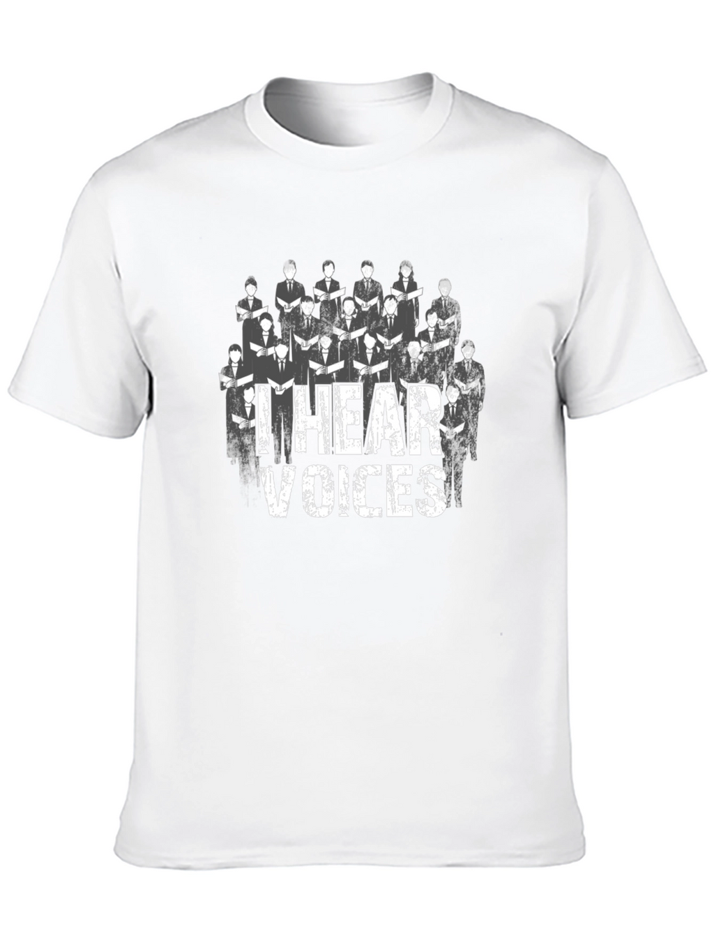 I Hear Voices Choir T-Shirt - Graphic Tee