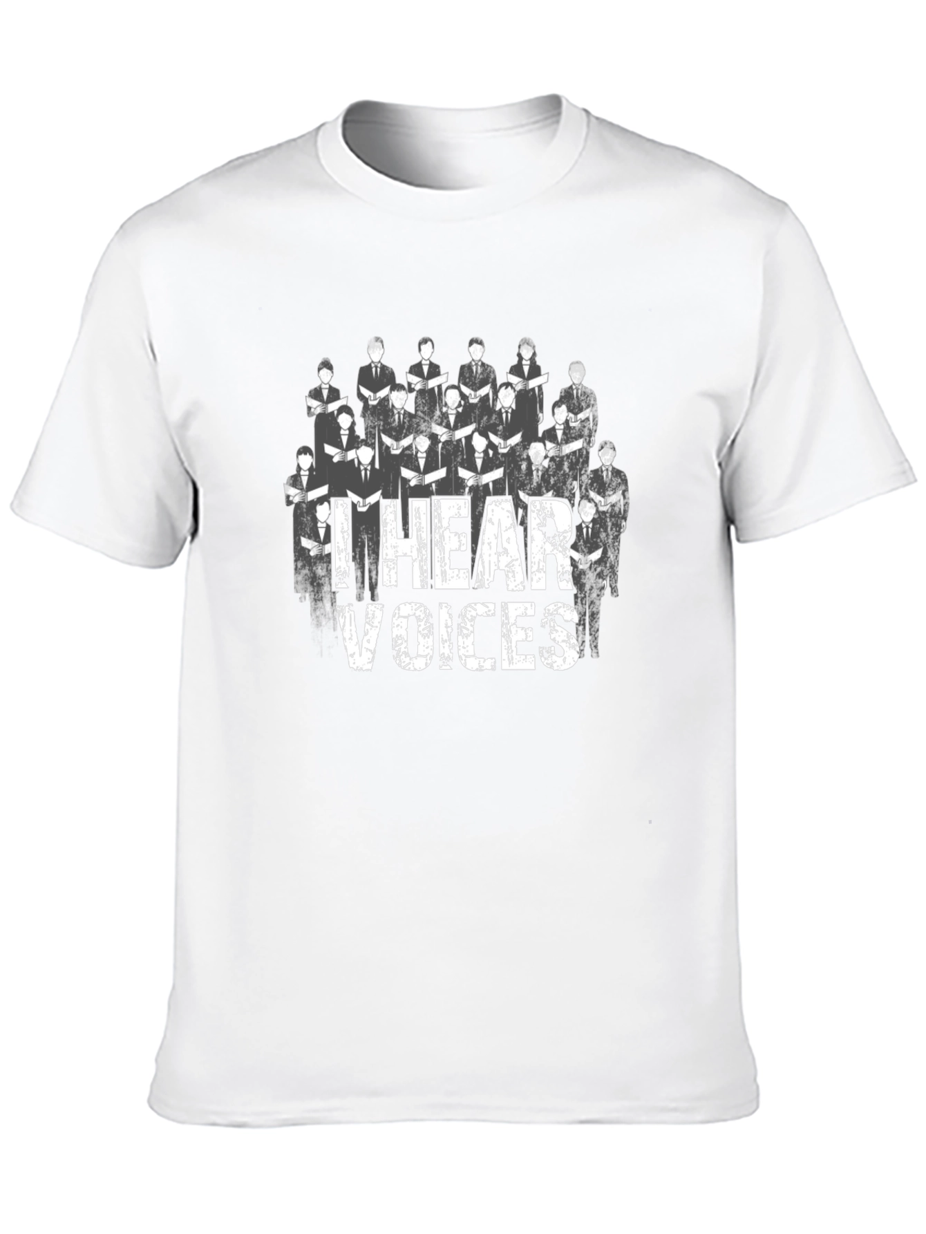 I Hear Voices Choir T-Shirt - Graphic Tee