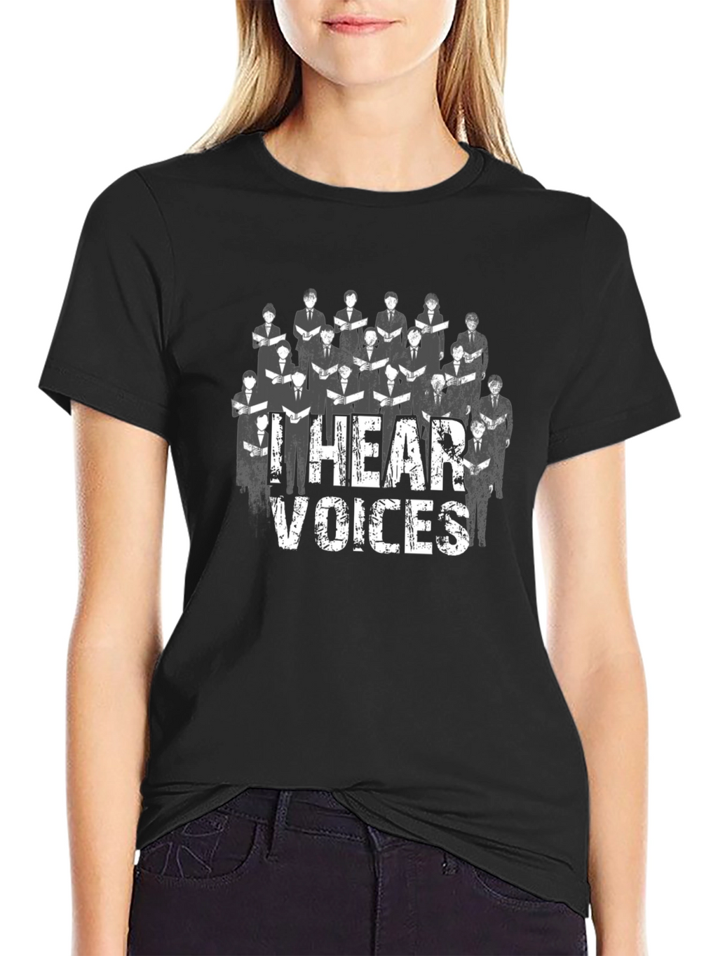 I Hear Voices Choir T-Shirt - Graphic Tee