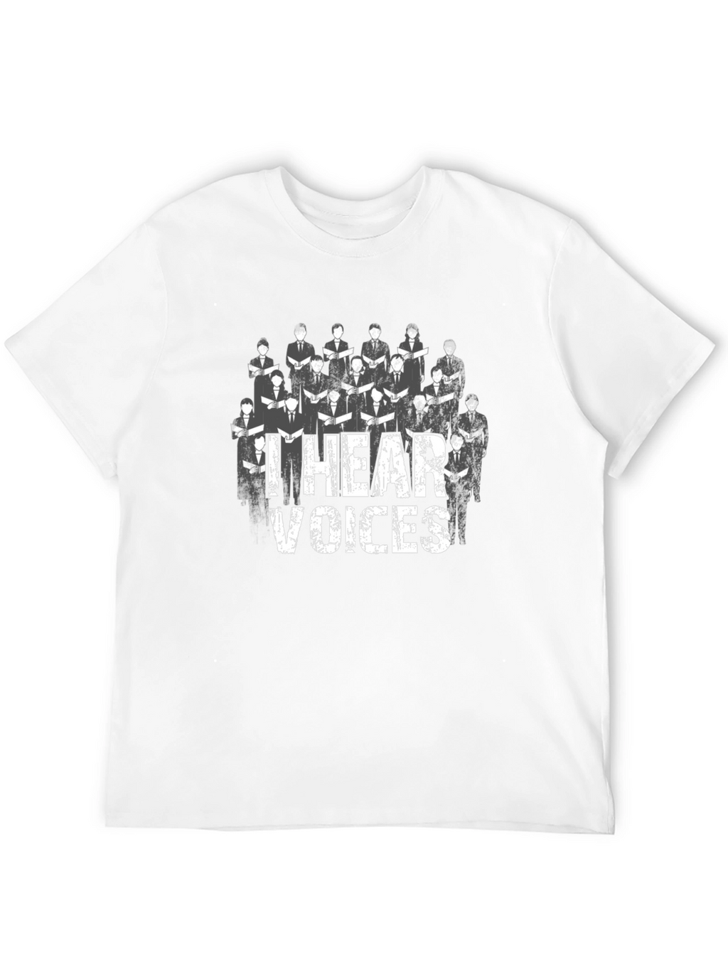 I Hear Voices Choir T-Shirt - Graphic Tee