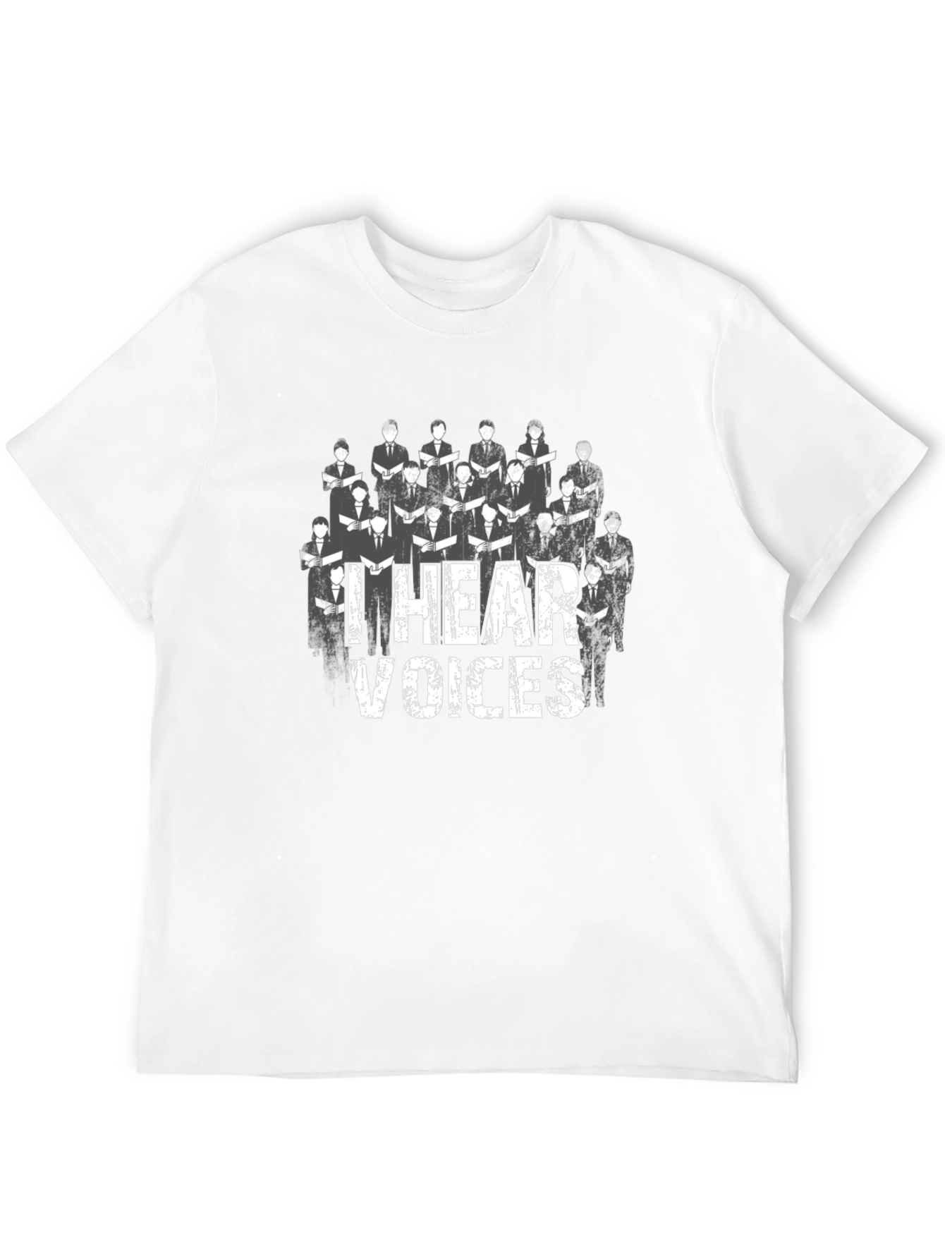 I Hear Voices Choir T-Shirt - Graphic Tee