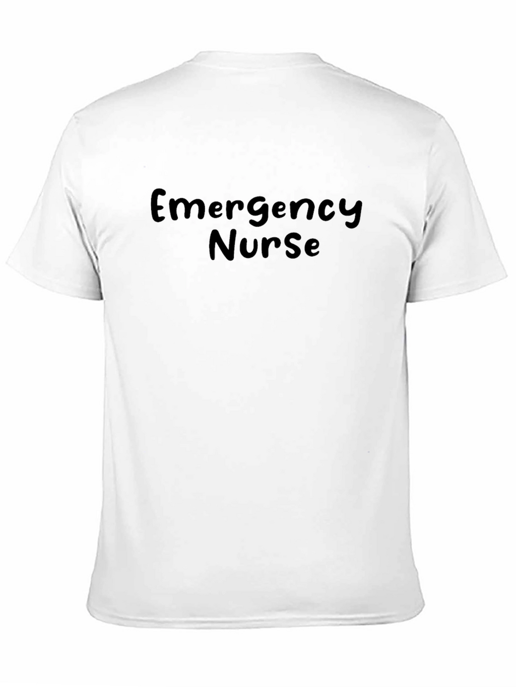 Emergency Nurse T-Shirt - Black Cotton Tee