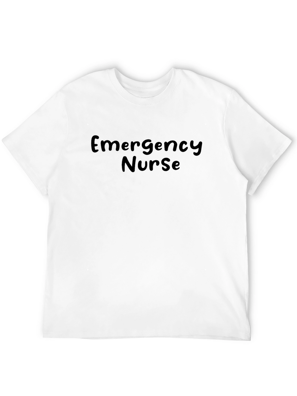 Emergency Nurse T-Shirt - Black Cotton Tee