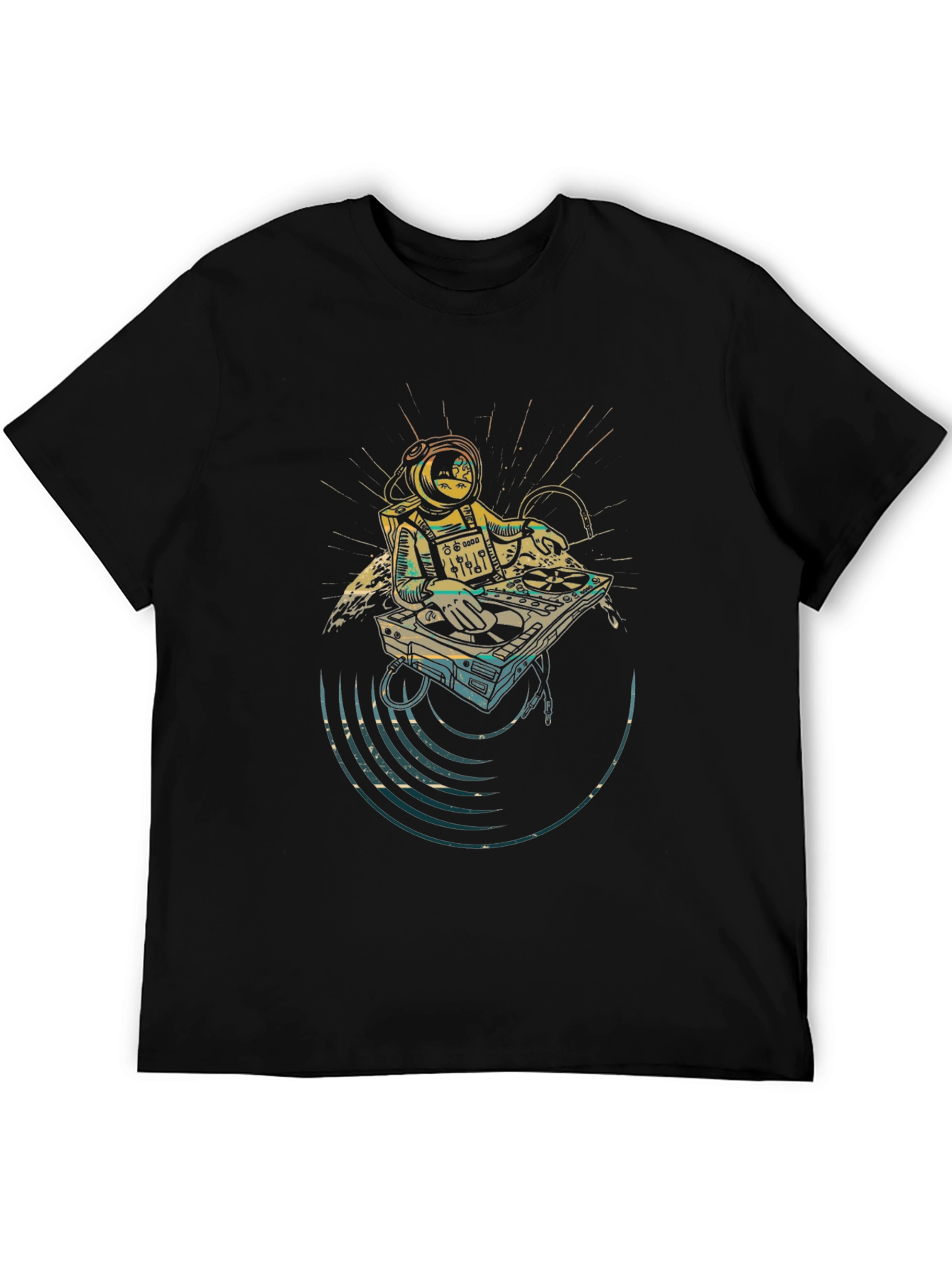Astronaut DJ Graphic T-Shirt