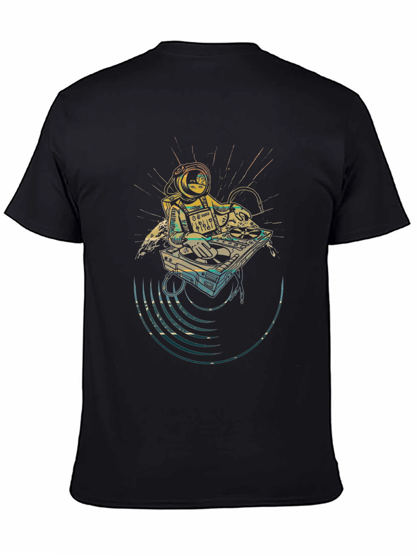 Astronaut DJ Graphic T-Shirt