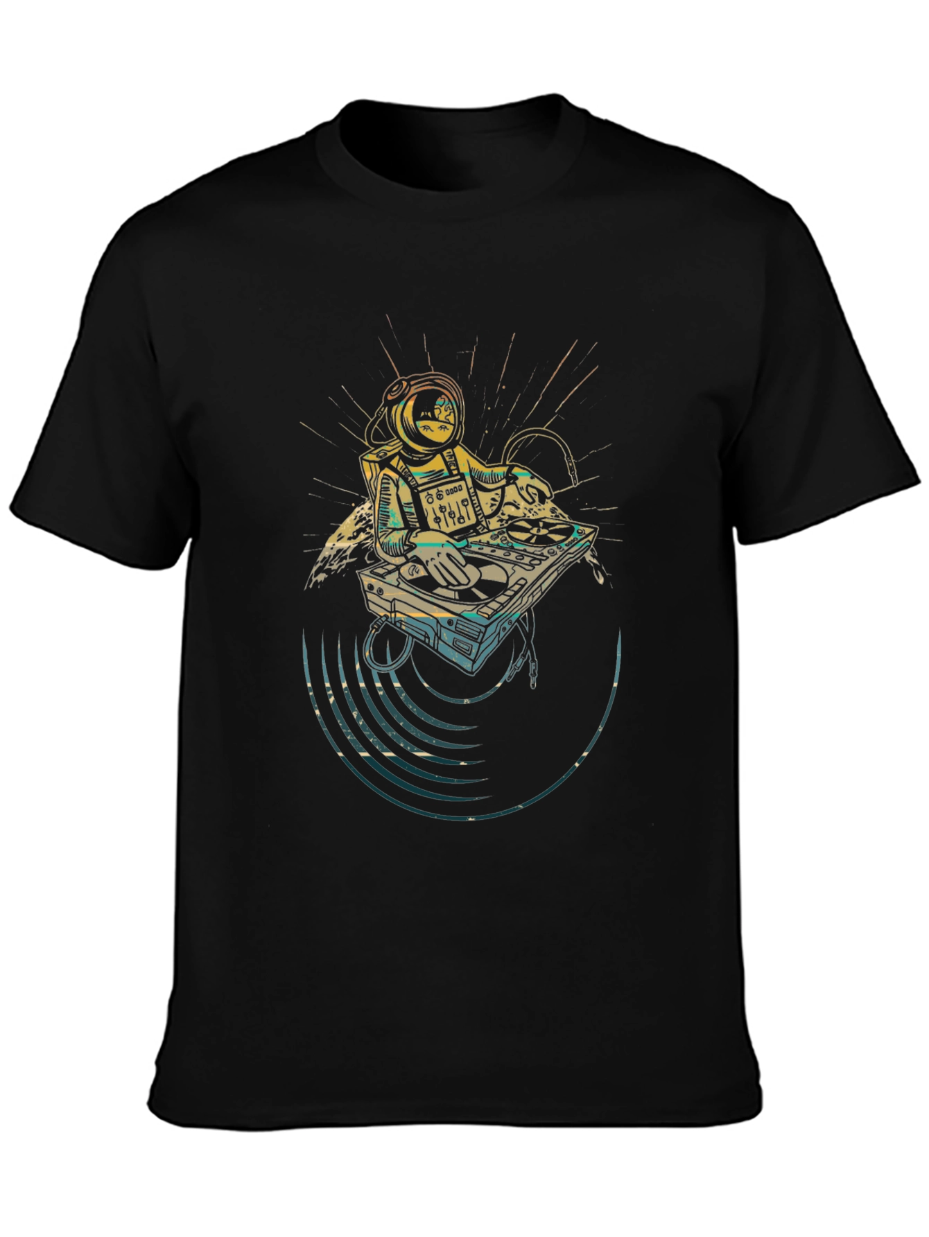 Astronaut DJ Graphic T-Shirt